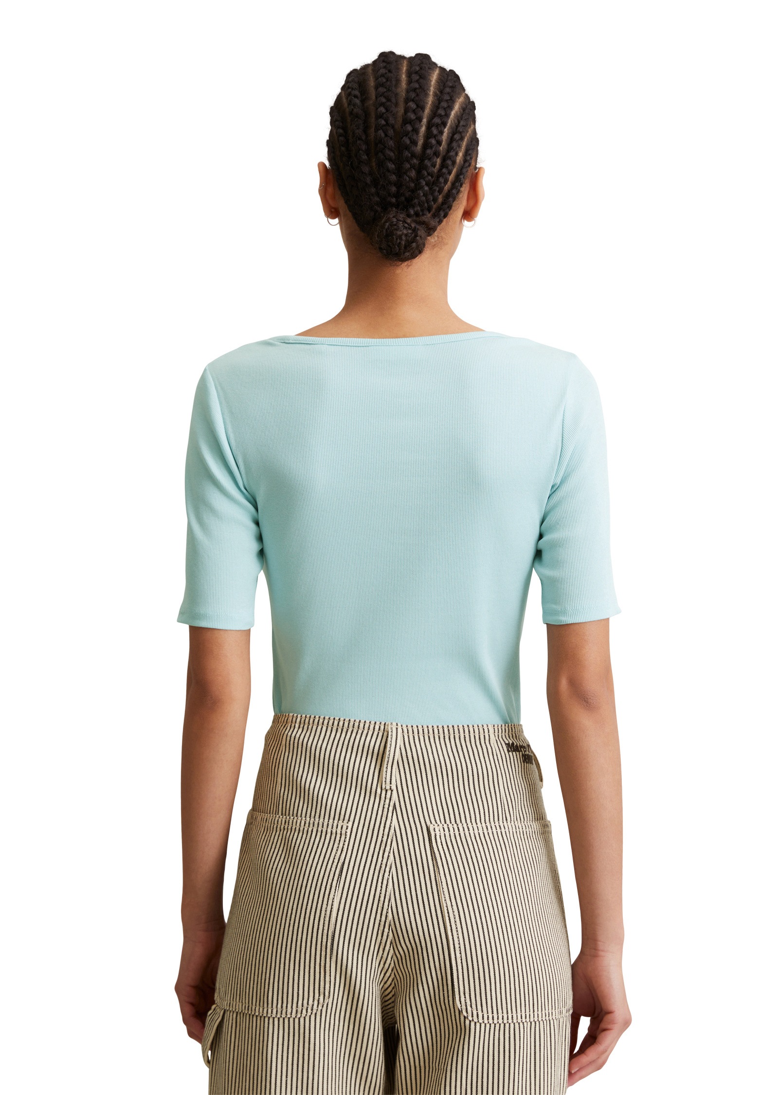 Marc O'Polo DENIM T-Shirt »aus softem Ripp-Jersey«