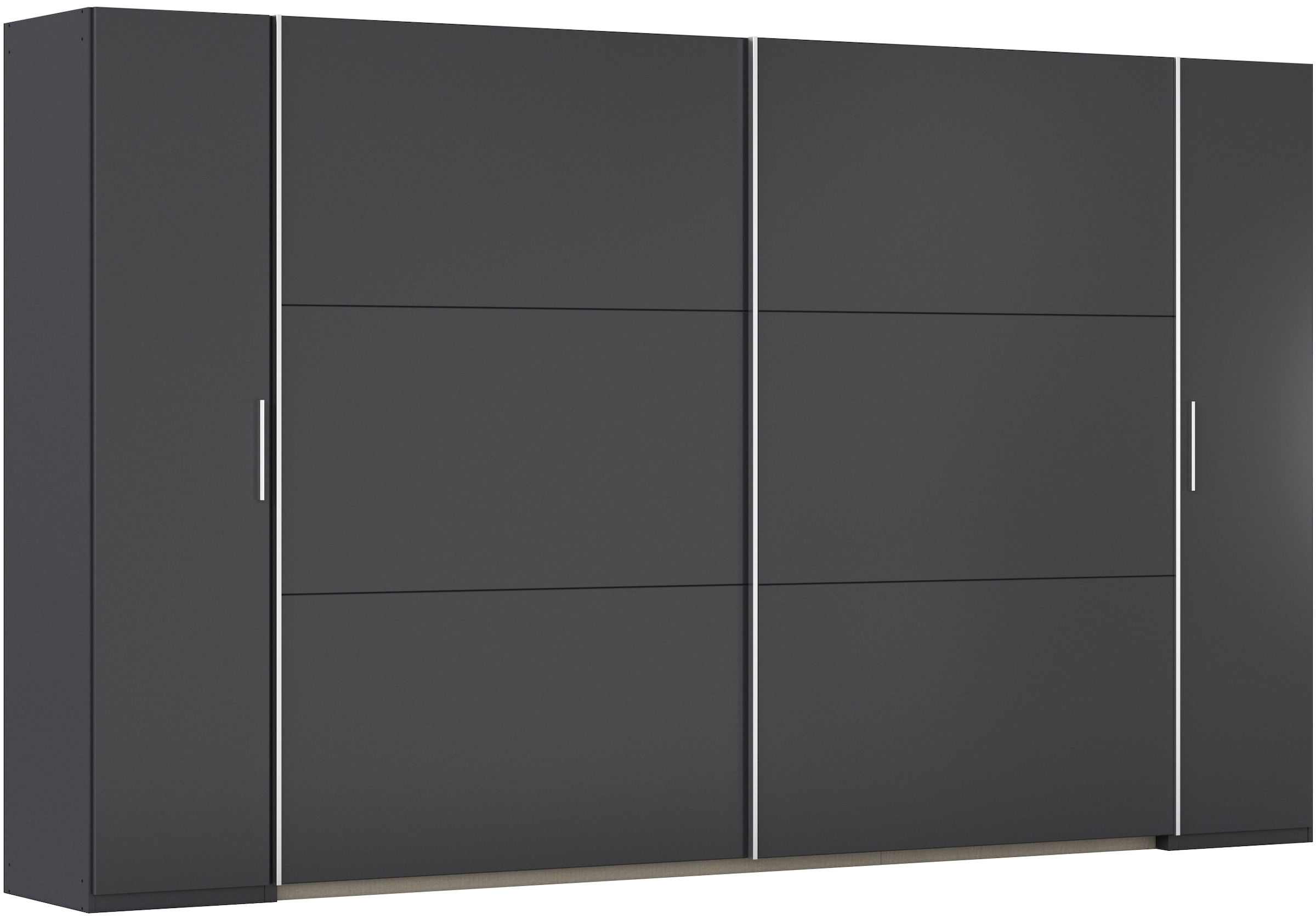 rauch Schwebetürenschrank "Kleiderschrank Drehtürenschrank Schrank Garderobe KRONACH" in 3 Ausstattungen BASIC/CLASSIC/PREMIUM, Breiten 225/268/311/354 cm, mit Dreh- und Schwebetüren und vielen Einlegeböden MADE IN GERMANY