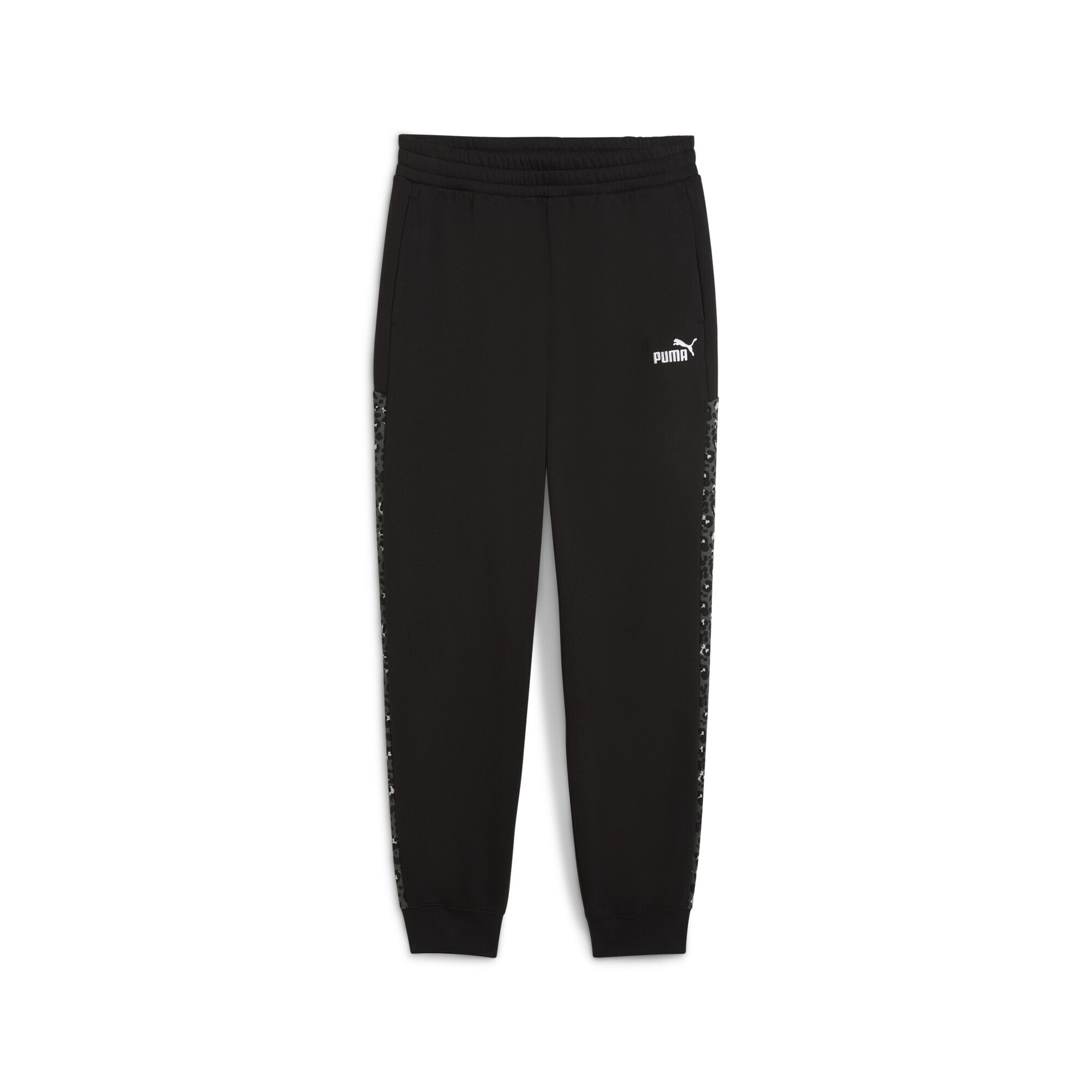 PUMA Sporthose "Essentials Comfort High-Waist Jogginghose mit Animal-Print günstig online kaufen