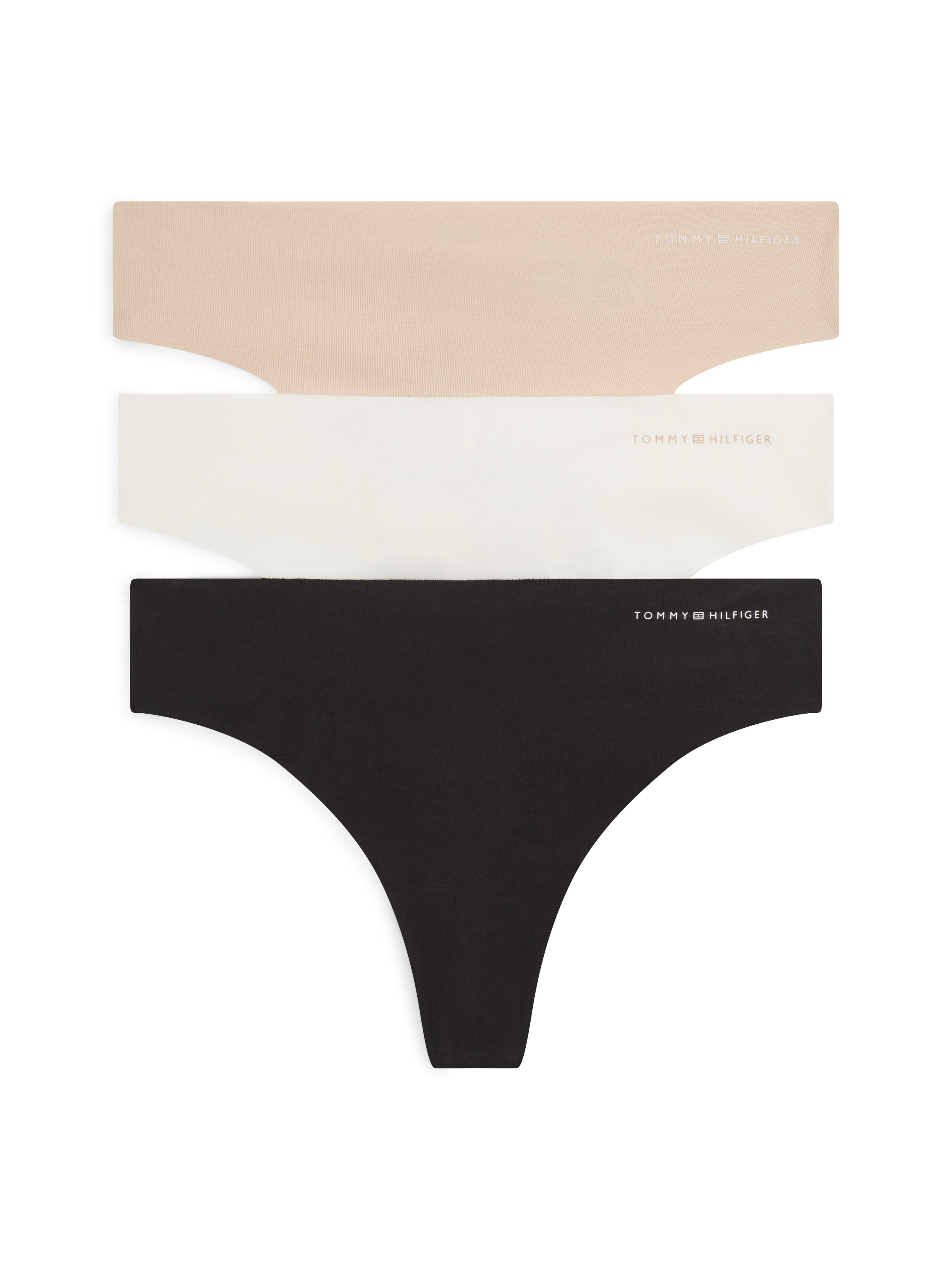Tommy Hilfiger Underwear Tanga 3 Stk. Körpernahe Passform mit elastischem B günstig online kaufen