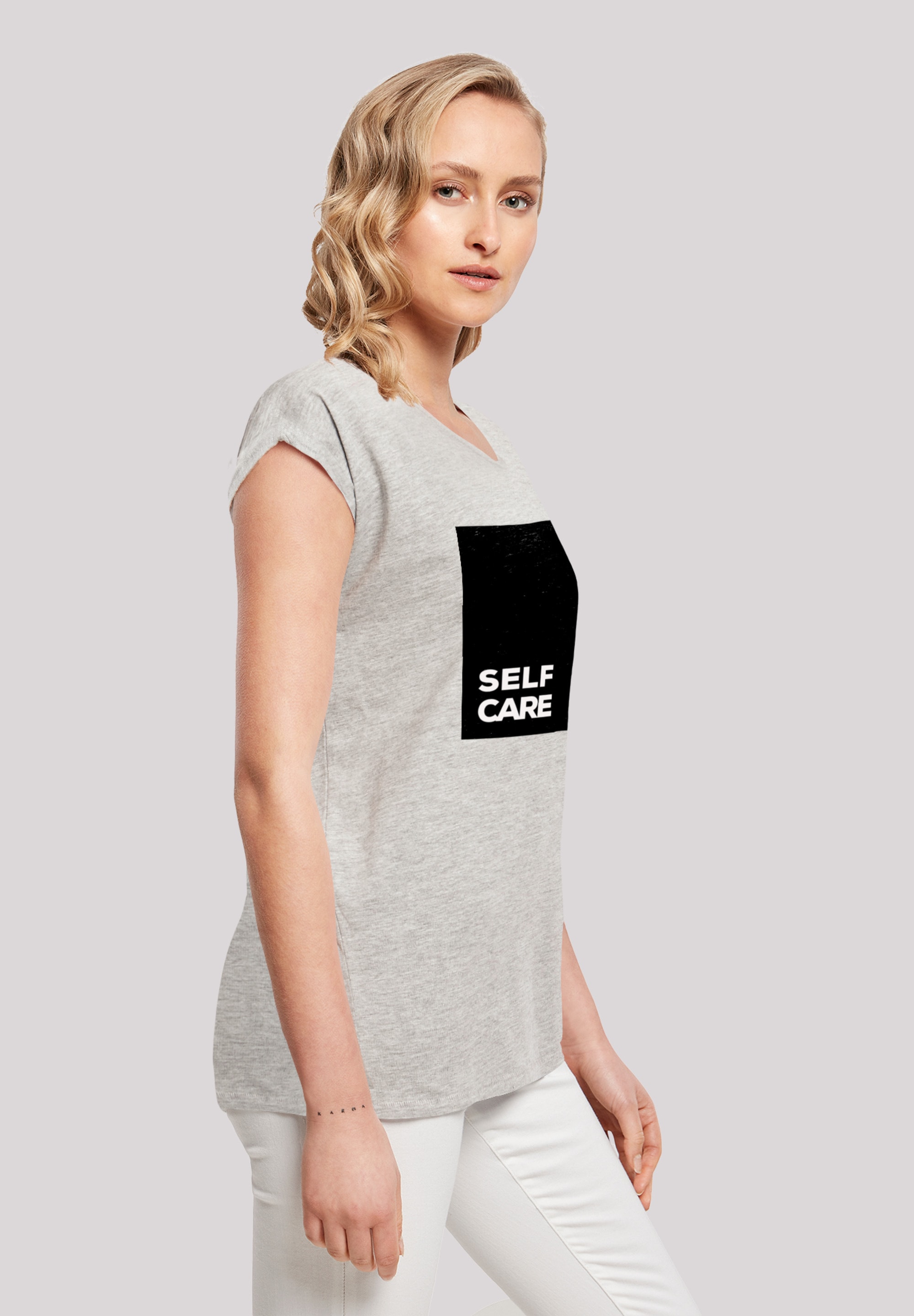 F4NT4STIC T-Shirt »SELF CARE SHORT SLEEVE TEE«, Print