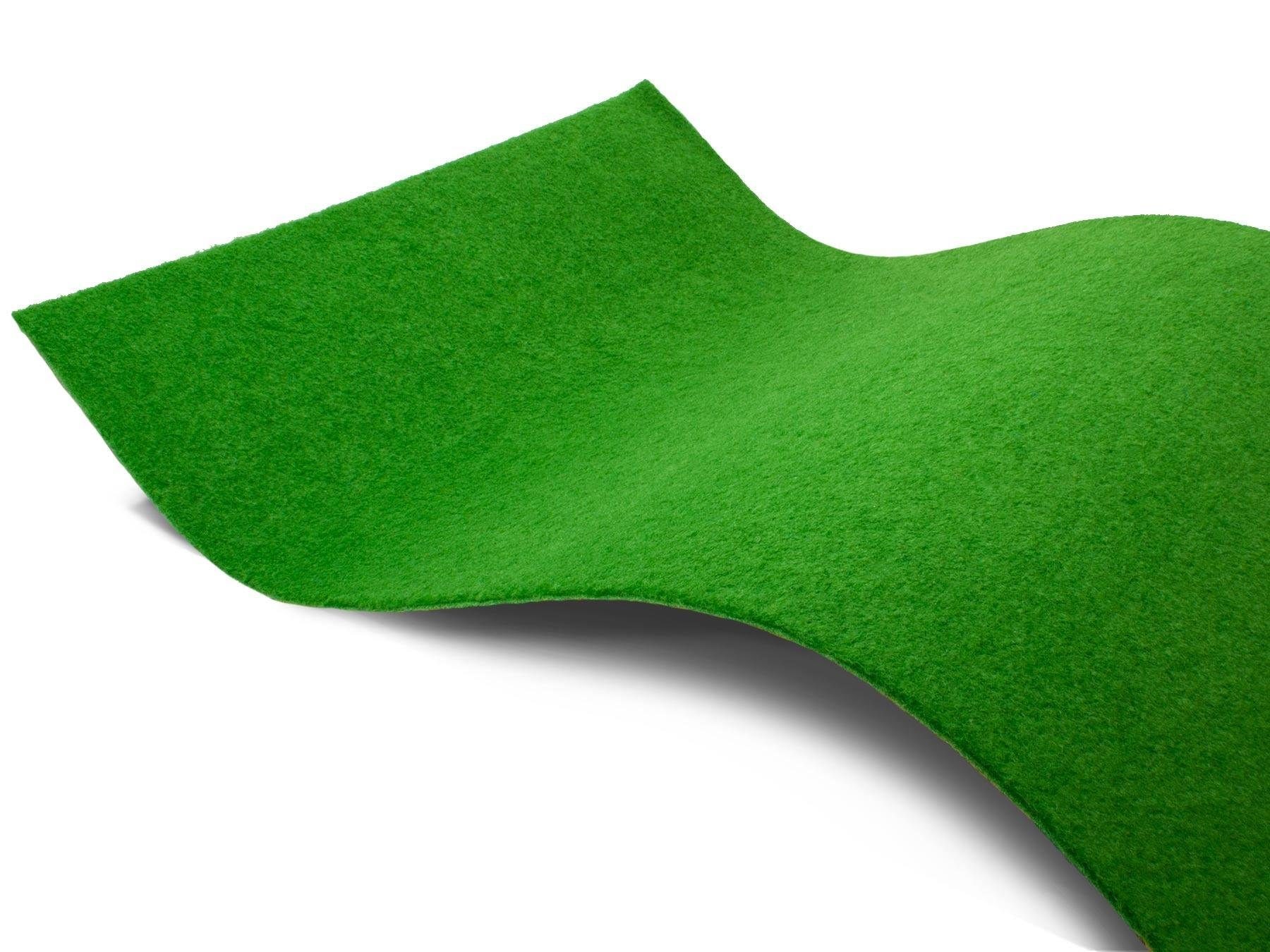 Kunstrasen "GARDEN B1, Gesamthöhe 5 mm, Made in Belgium", grün (hellgrün), B:400cm L:250cm, Polypropylen (PP), PRIMAFLOR-IDEEN IN TEXTIL, Teppiche, Rasenteppich, strapazierfähig, witterungsbeständig & wasserfest