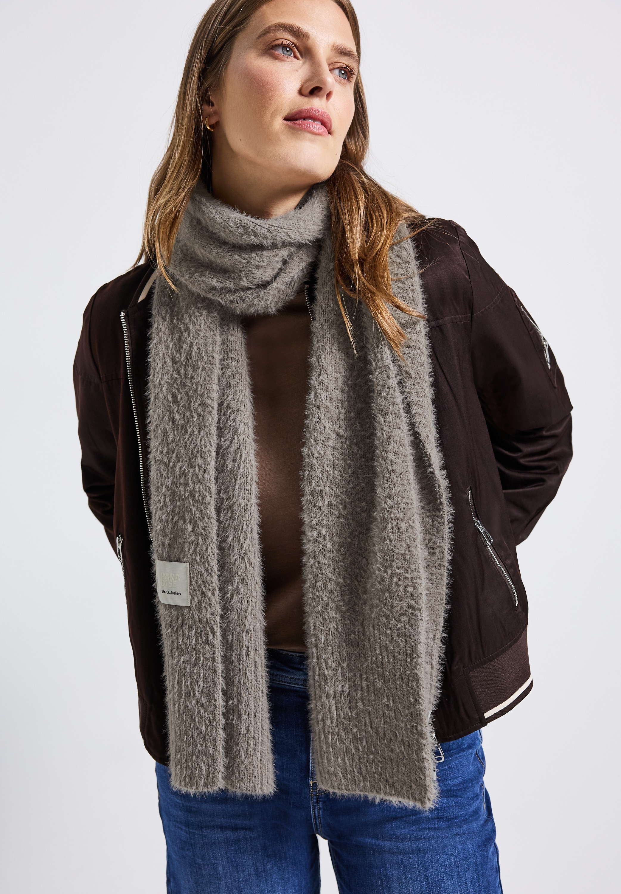 STREET ONE Schal aus softem Materialmix