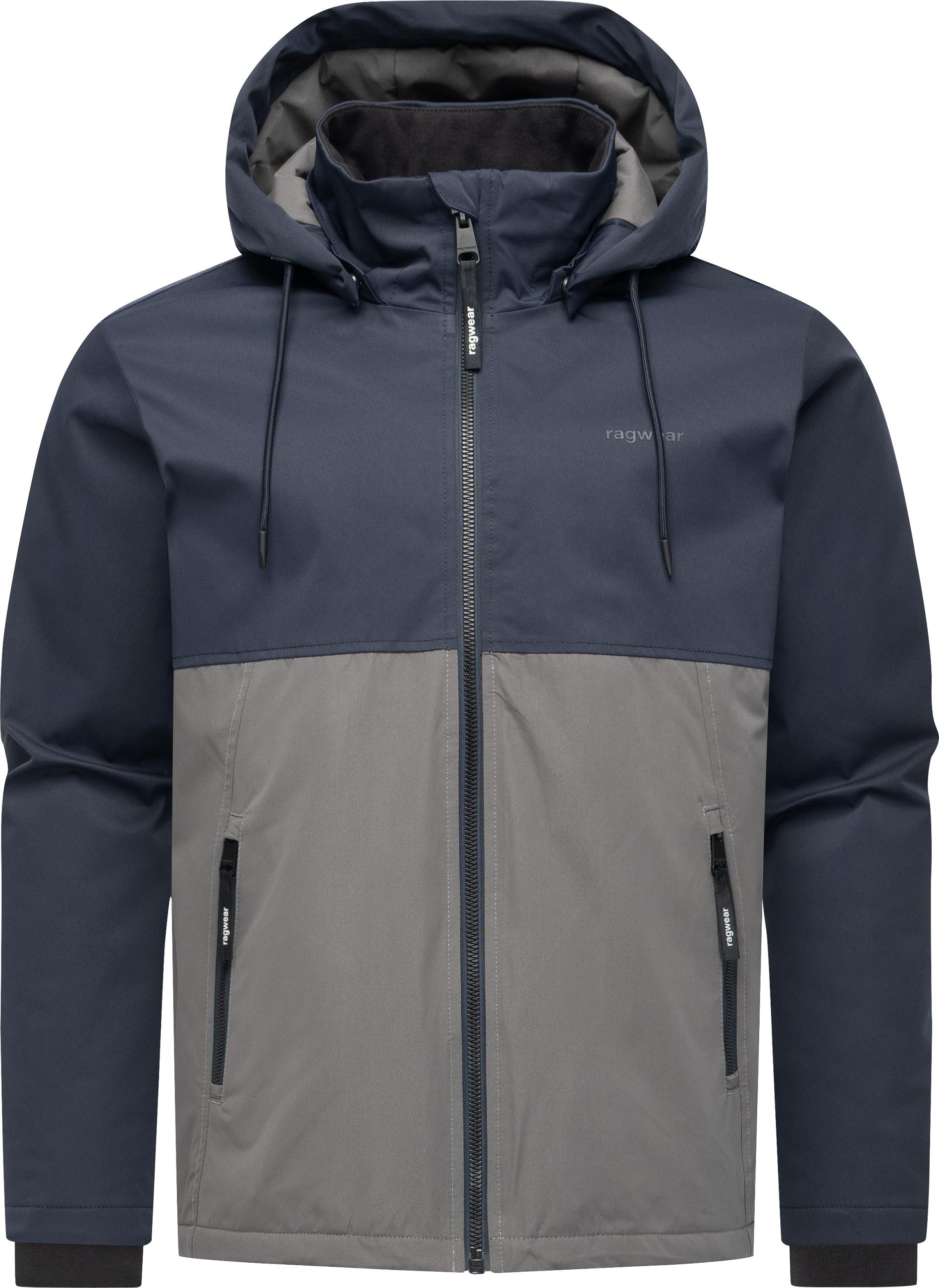 Funktionsjacke RAGWEAR "Roaan", Herren, Gr. L (52), navy, Obermaterial: 100% Polyester; Innenfutter: 100% Polyester; Wattierung: 100% Polyester, gerade hüftbedeckend, hoch geschlossener Ausschnitt, Ärmel ohne Ärmelschlitz Rippbündchen, Jacken Funktionsjac 3