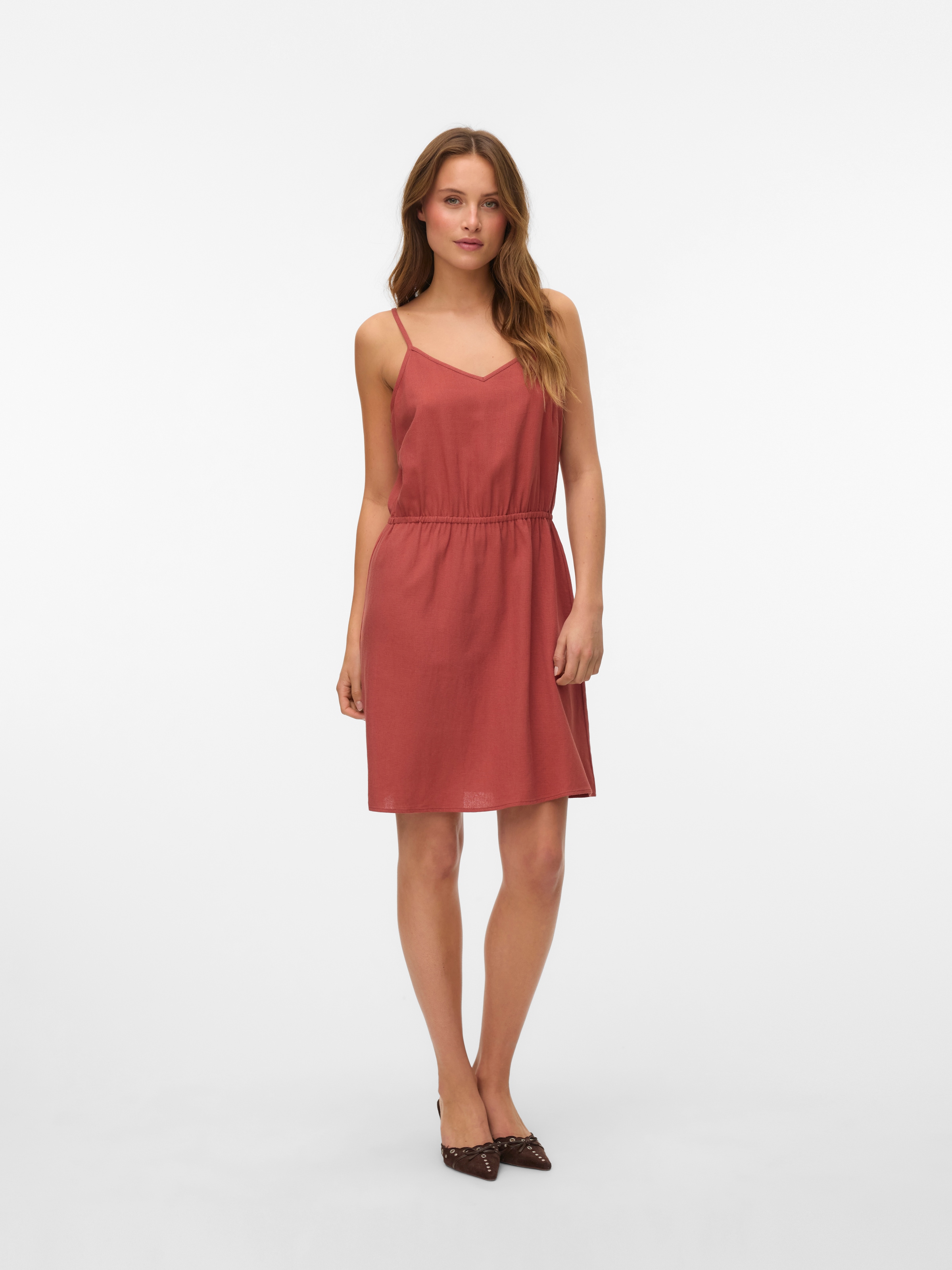 Vero Moda Trägerkleid "VMMYMILO SINGLET SHORT DRESS WVN GA", Sommerkleid, m günstig online kaufen