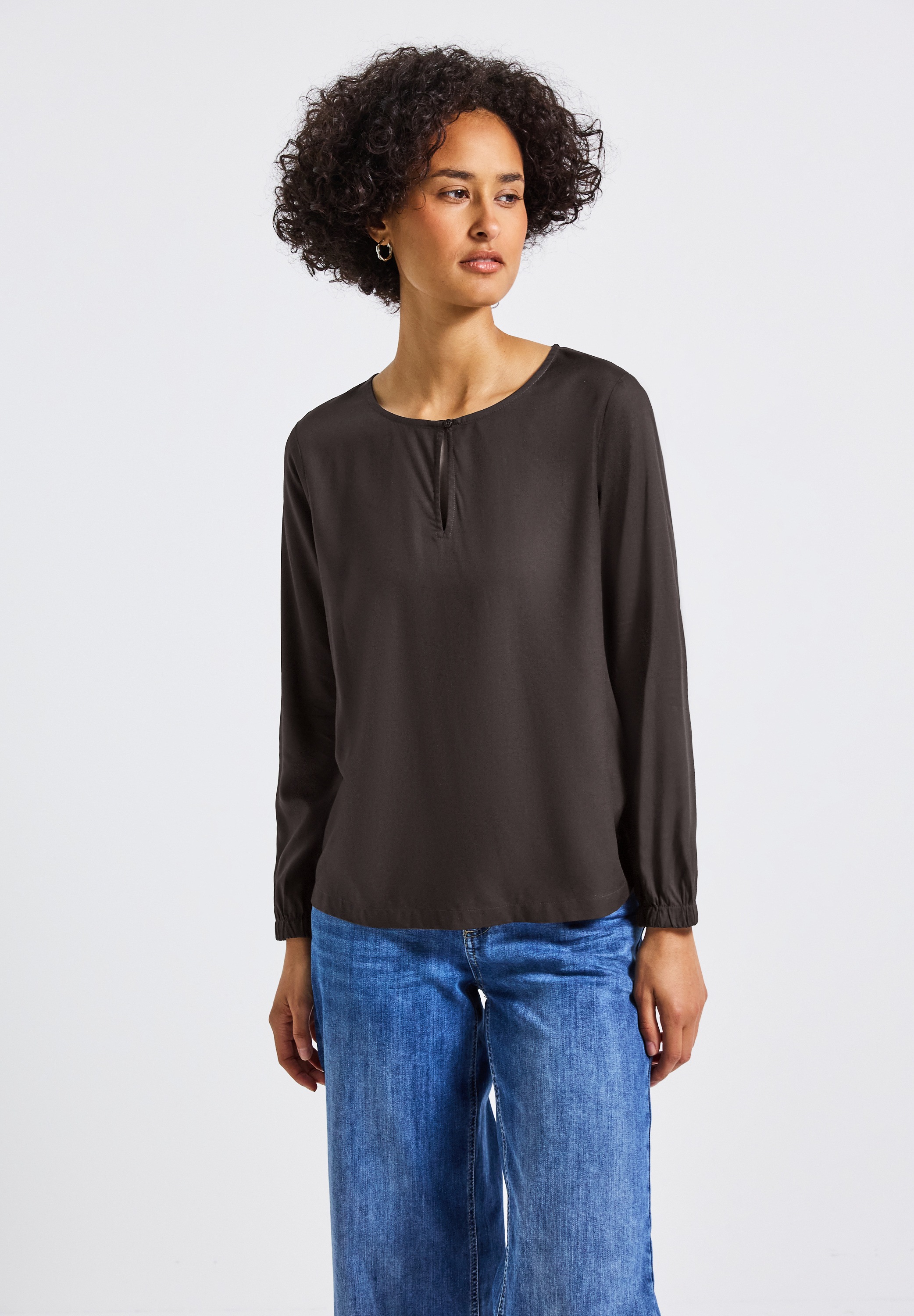 STREET ONE Langarmbluse, aus softer Viskose günstig online kaufen