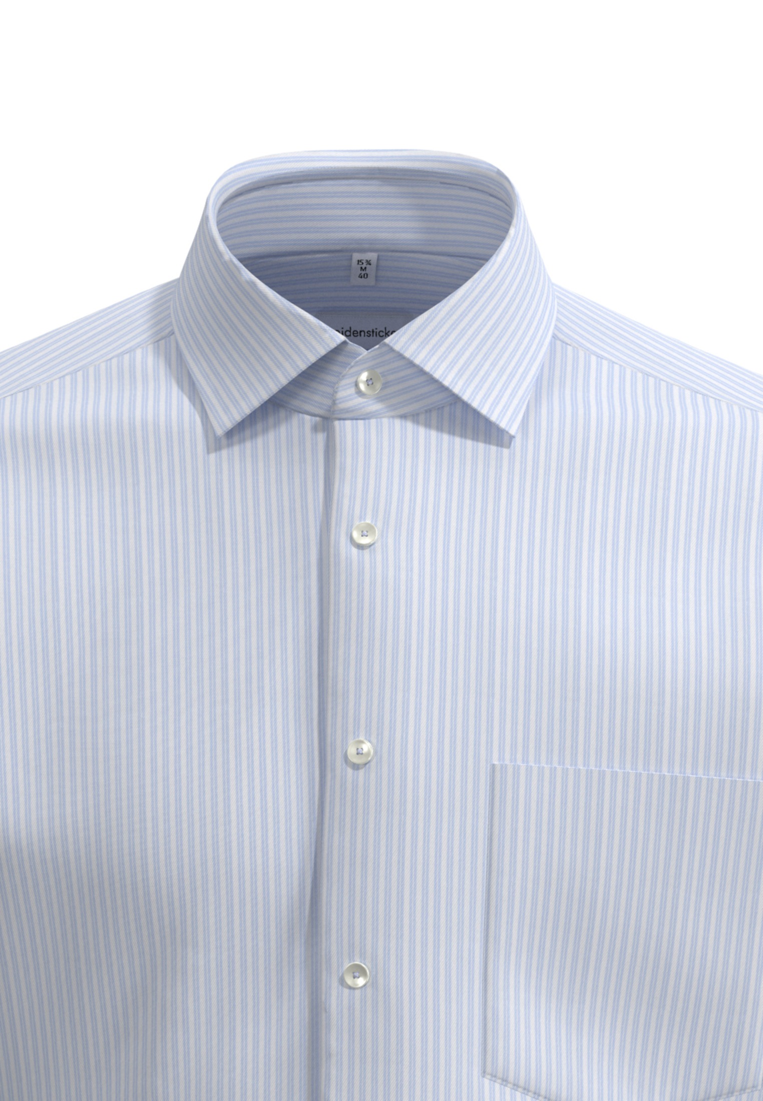 Thumbnail - seidensticker Businesshemd "Regular" Regular 1/2 Kentkragen Streifen