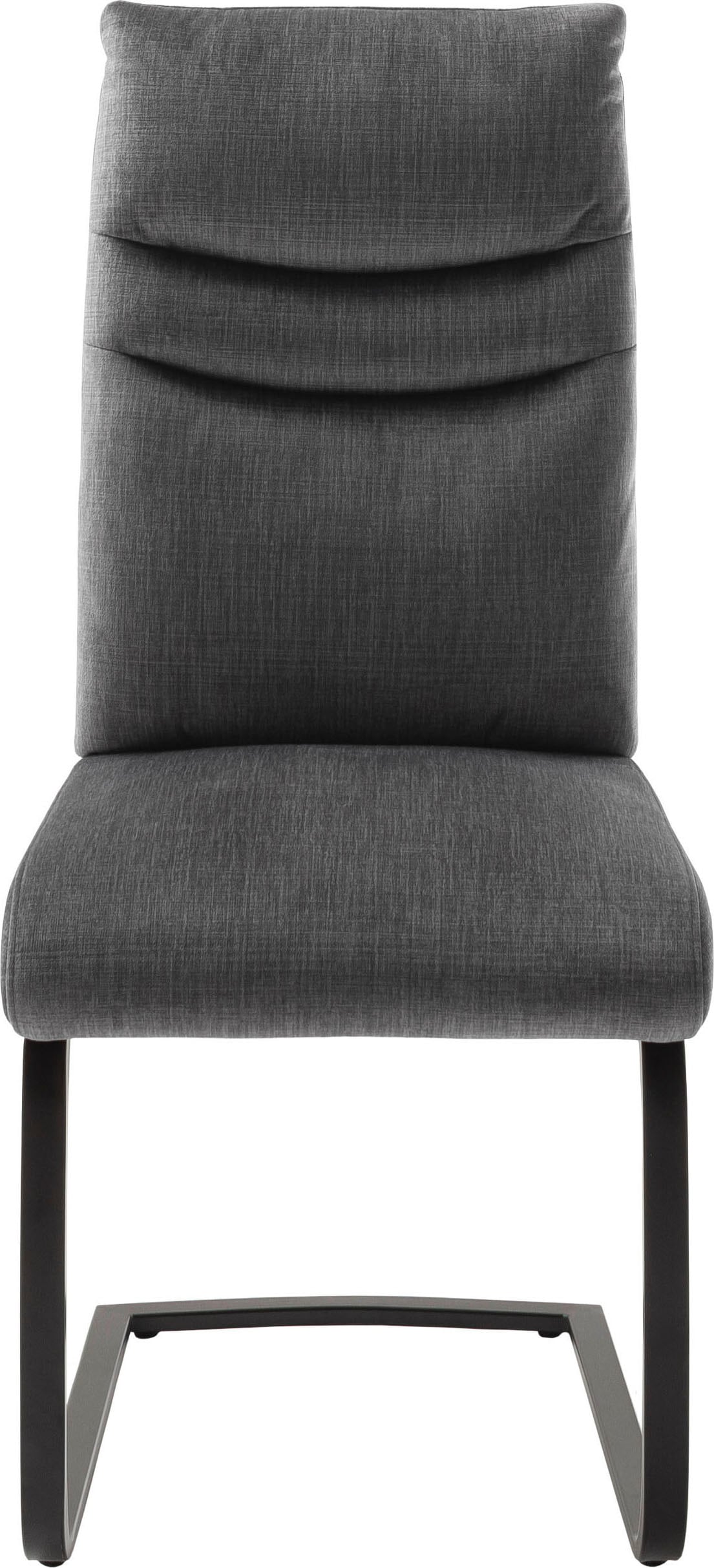 MCA furniture Freischwinger »Gibara Schwingstuhl 2er Set«, (Set), 2 St., Veloursstoff, Esszimmerstuhl,Nosag Federung im Sitz,Flachrohr,Belastbarkeit 140 kg