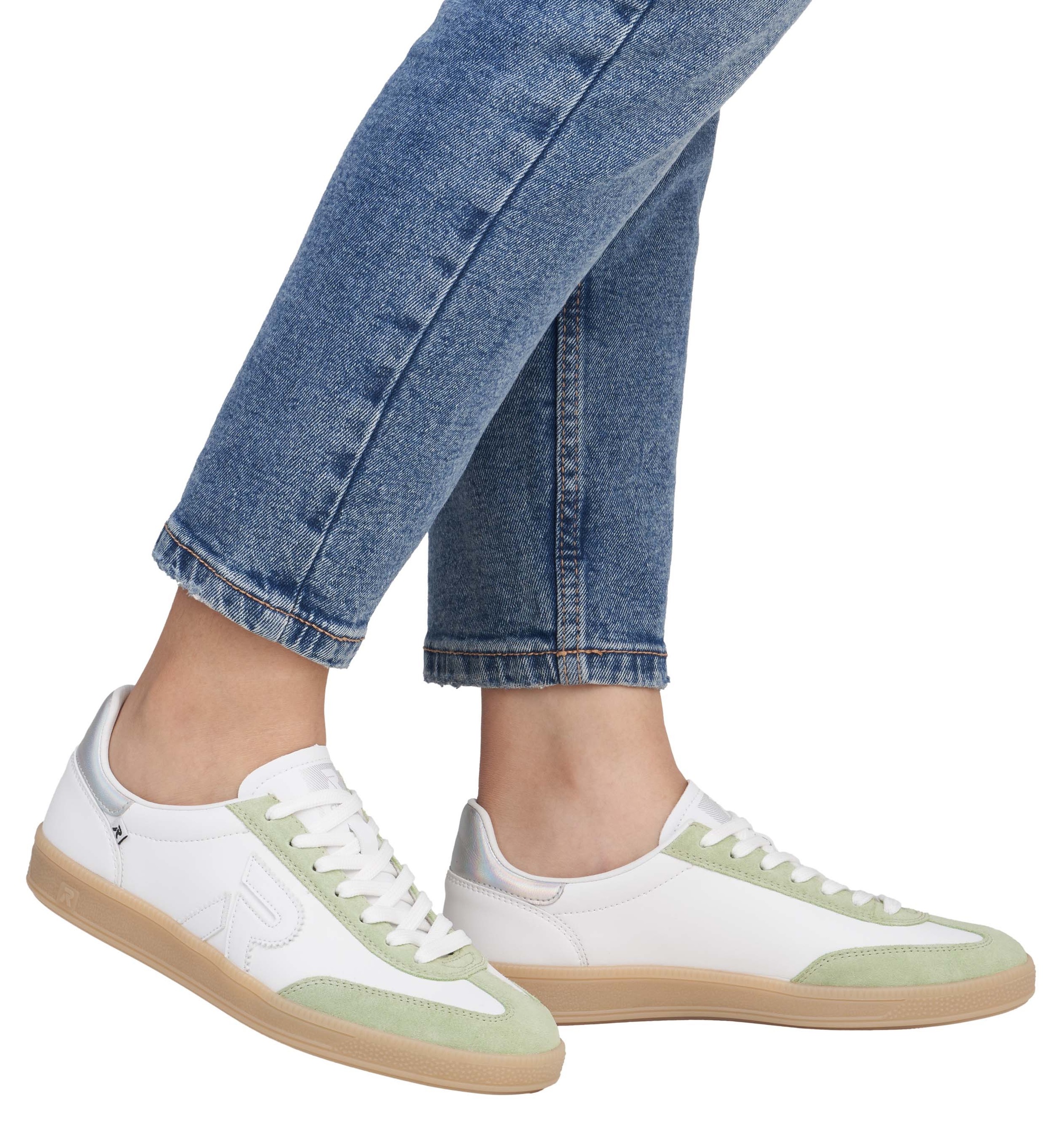 RIEKER Sport Sneaker "San Diego Swing2GO", Retro-Sneaker, Freizeitschuh, Ha günstig online kaufen