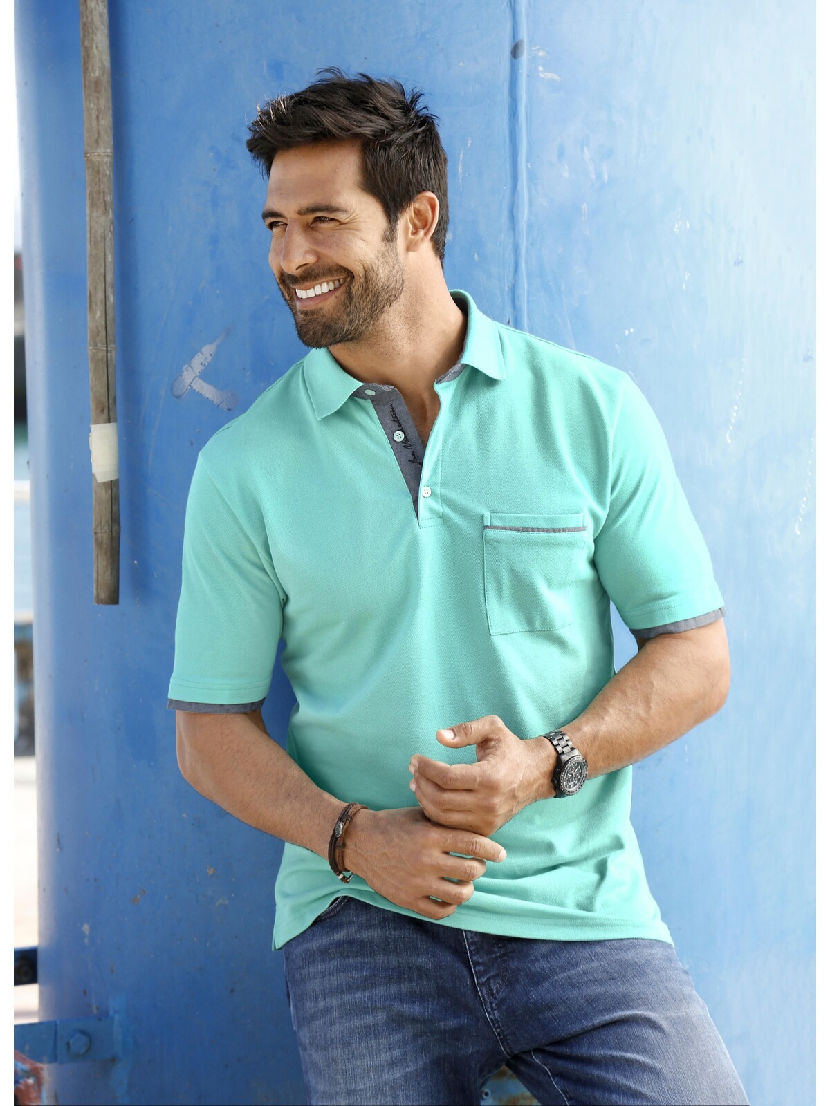 Thumbnail - Jan Vanderstorm Poloshirt "Poloshirt MELKER"