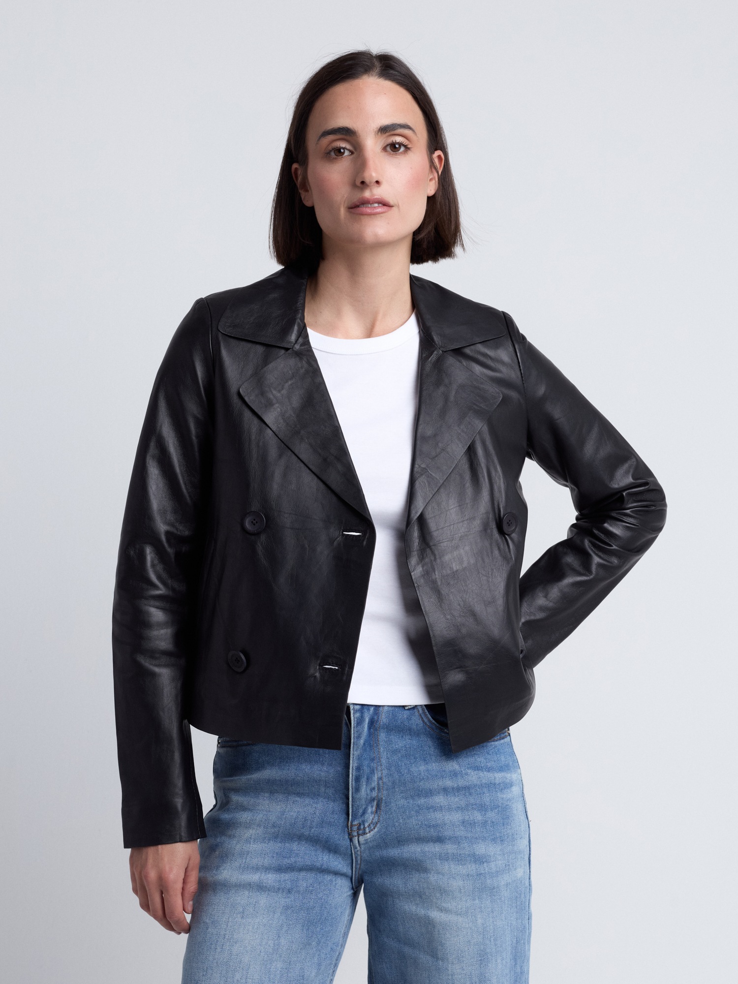 Maze Lederjacke "42024083"