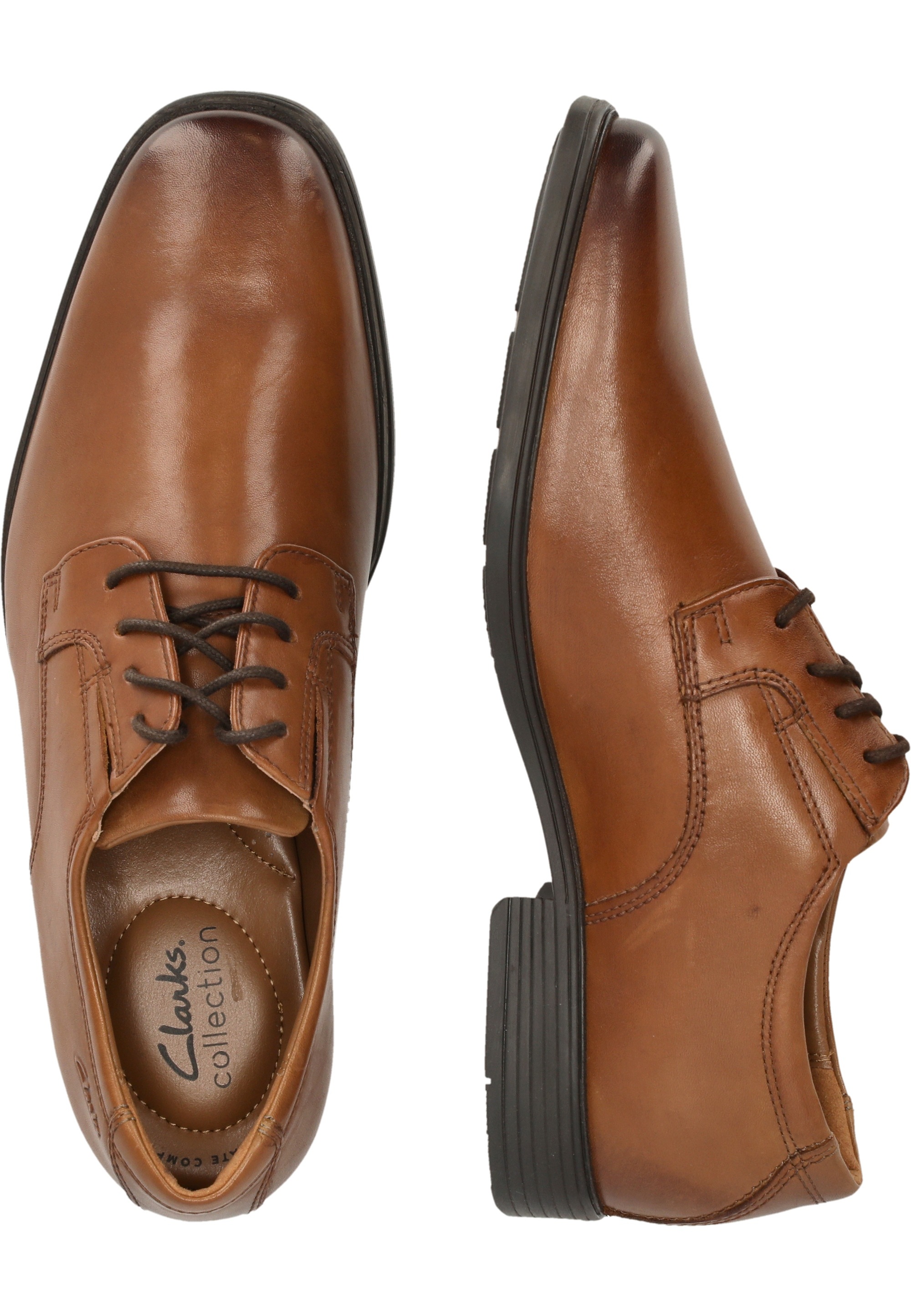 Clarks Schnürschuh »Tilden«, mit besonders bequemem Fußbett