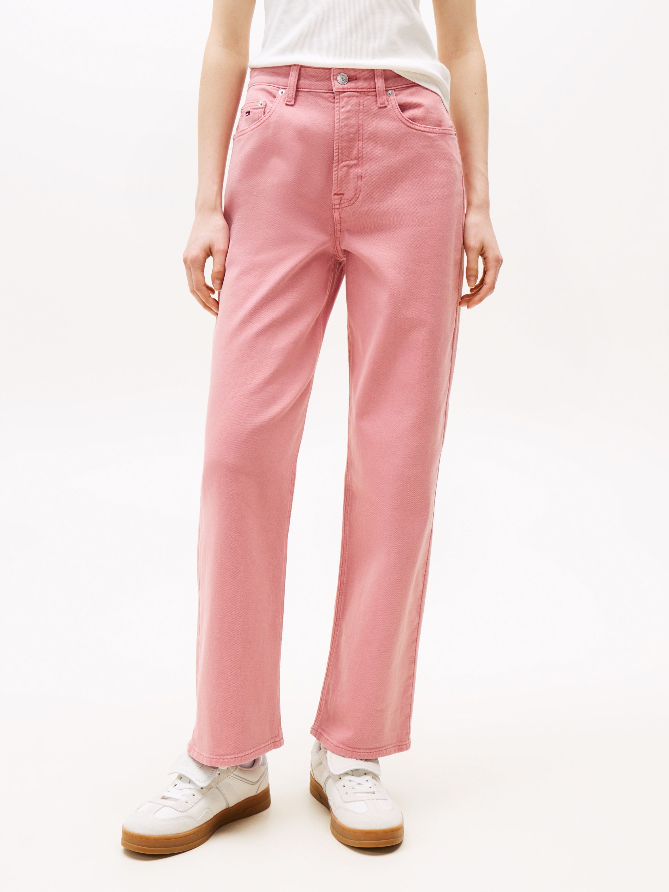 Tommy Jeans Straight-Jeans "LAYLA HR SLIM STR", in Knöchellänge günstig online kaufen