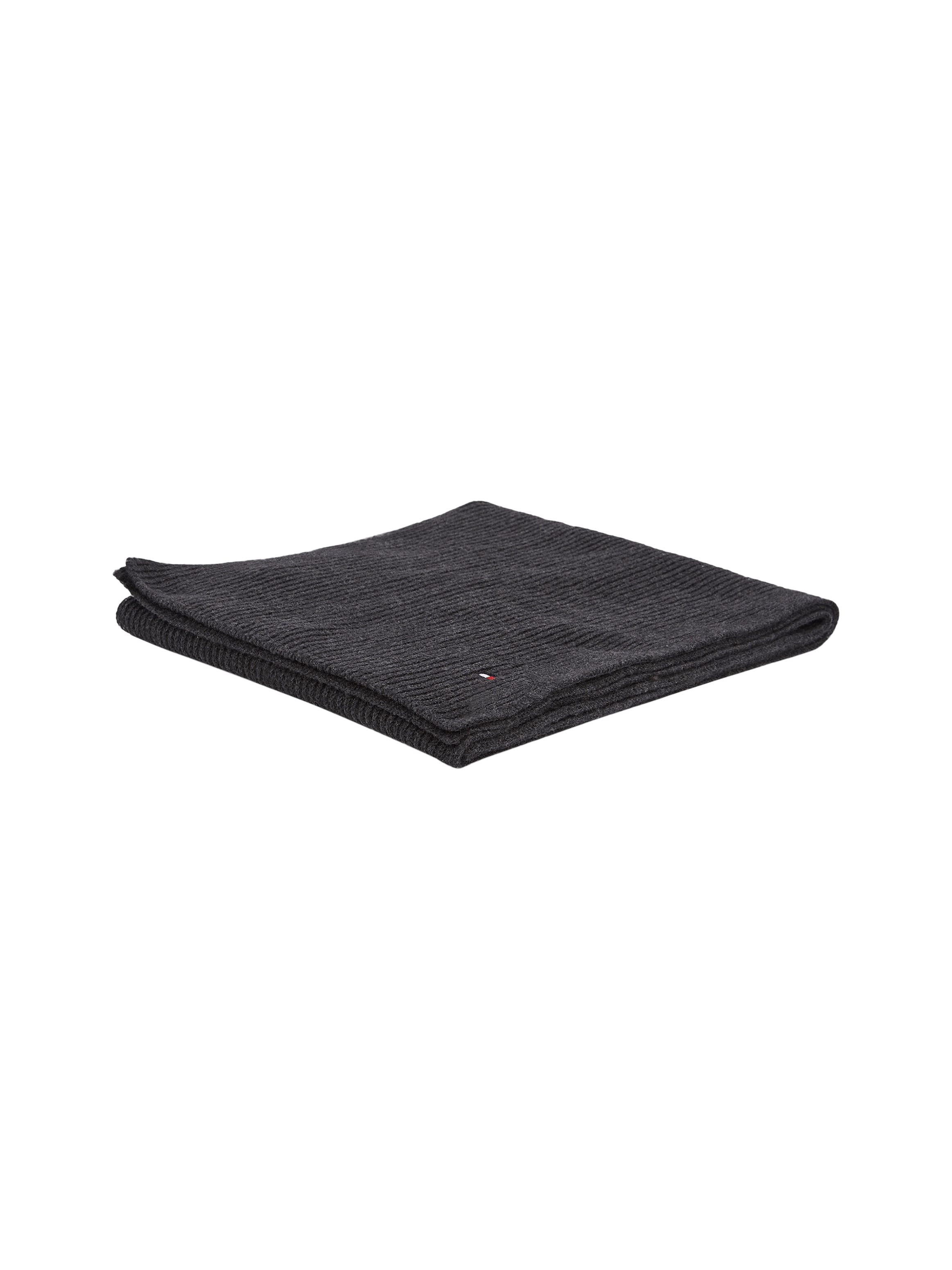 Tommy Hilfiger Strickschal »TH FLAG PIMA COTTON CASH SCARF«, mit Logostickerei