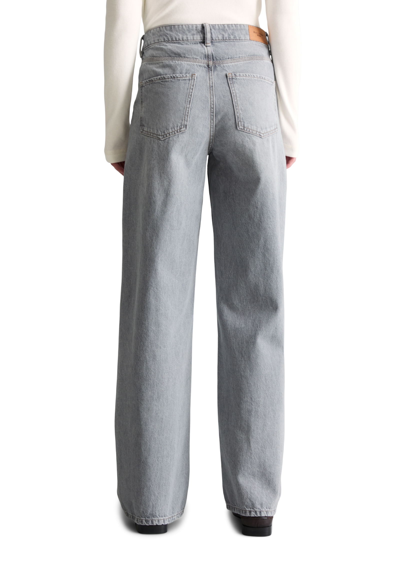 Marc O'Polo DENIM Weite Jeans »aus Bio-Baumwolle ohne Stretch«