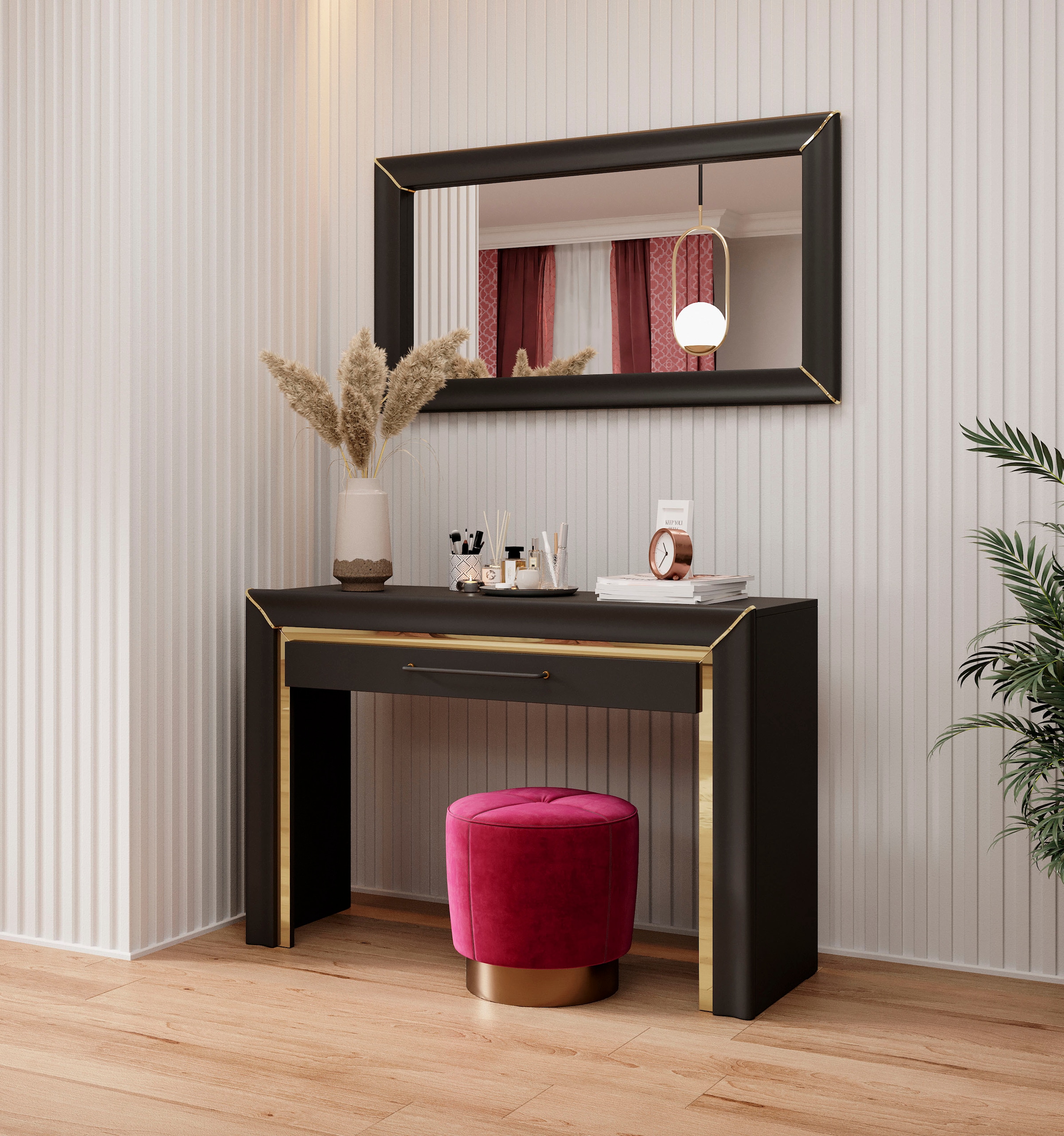 Leonique Schlafzimmer-Set »Arno«, (2 St.), Konsole und Spiegel bestellen |  BAUR