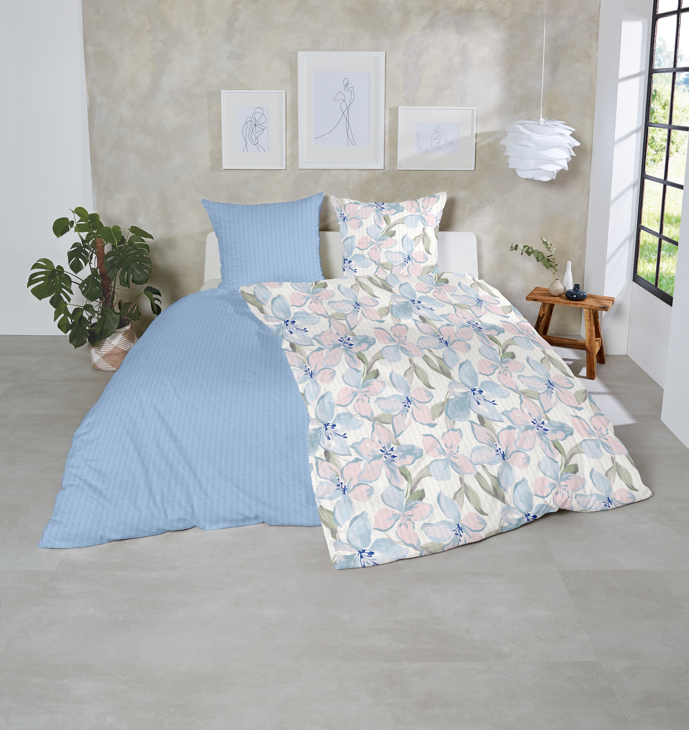 Primera Bettwäsche »Soft-Seersucker-Bettwäsche Marie« 2