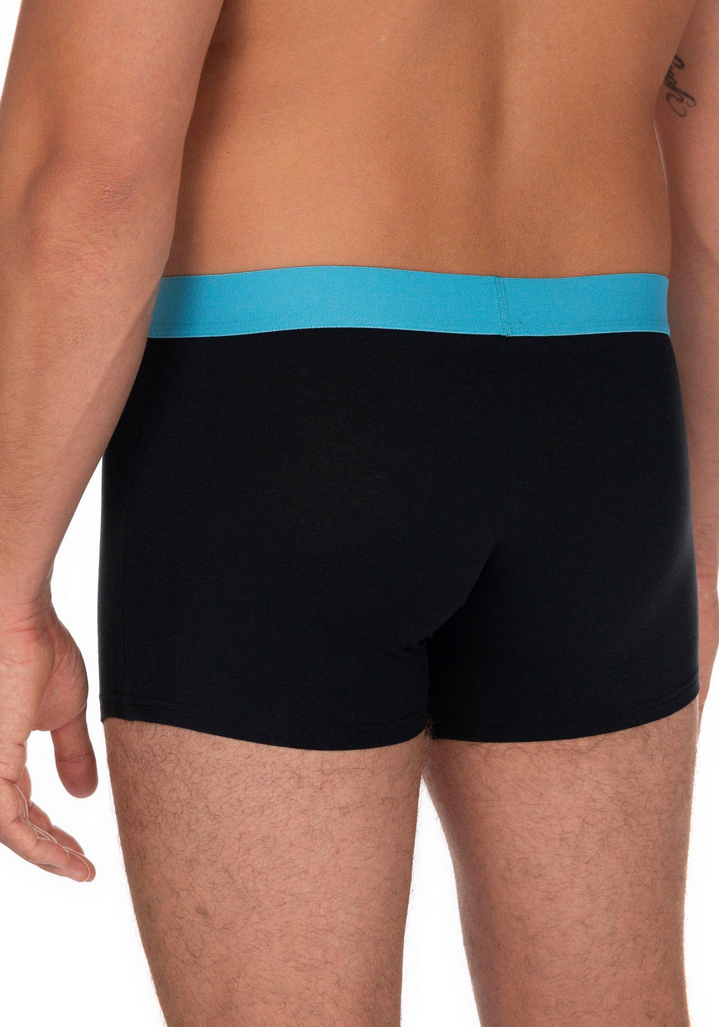 Bruno Banani Boxer »Flowing«, (2er Pack), mit kontrastreichem Logobund
