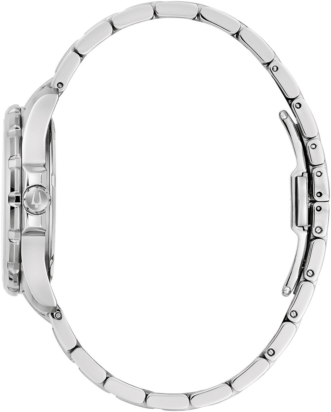 Bulova Quarzuhr »Marine Star«, Armbanduhr, Damenuhr, Perlmuttzifferblatt, mit Diamanten, Saphirglas