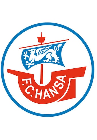 Wall-Art Wandtattoo »Fußball Hansa Rostock Logo...