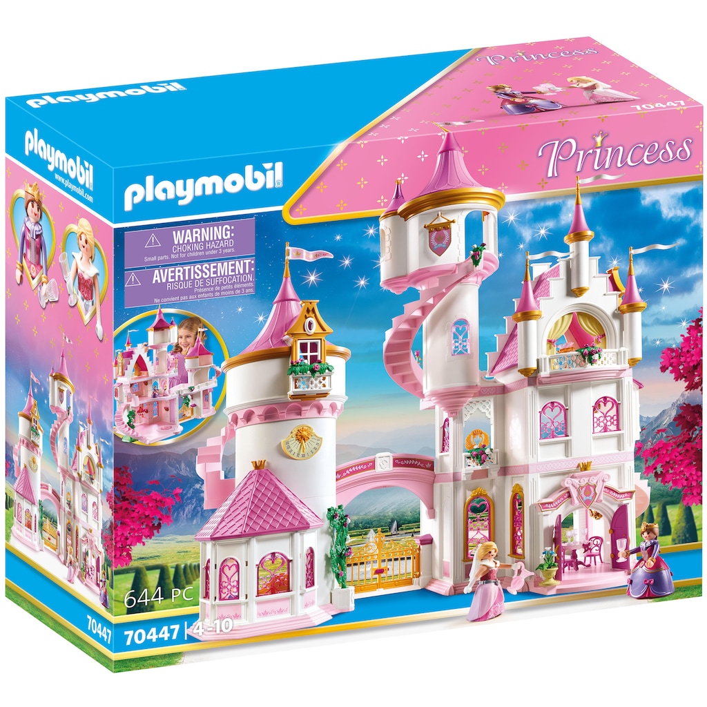 Playmobil® Konstruktions-Spielset »Großes Prinzessinnenschloss (70447), Princess«, (644 St.), Made in Germany