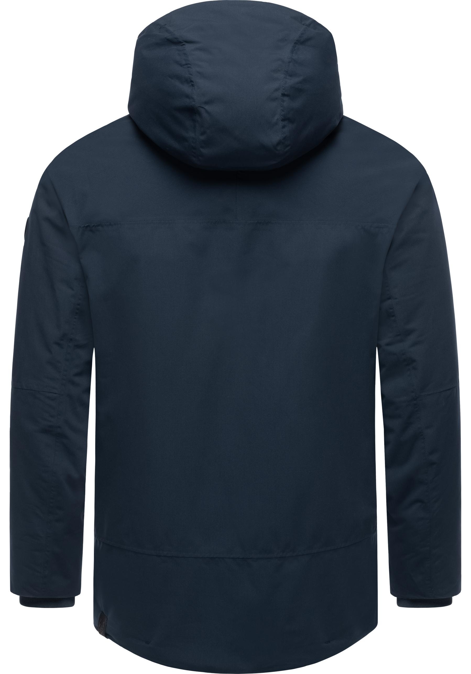 Ragwear Winterjacke »Hatar«, mit Kapuze, Wasserdichte Herren Outdoorjacke mit großer Kapuze