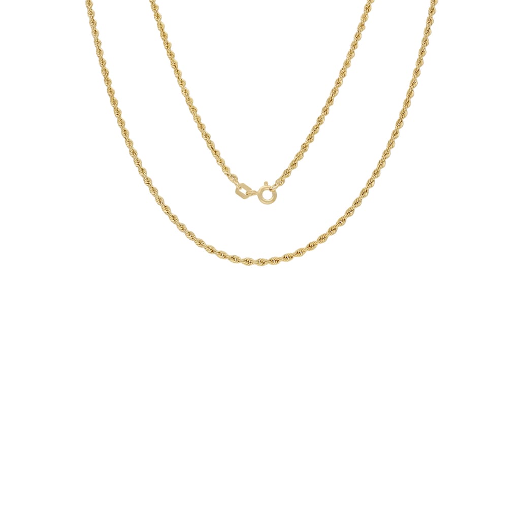 Firetti Goldkette »Schmuck Geschenk Gold 375 Halsschmuck Halskette Goldkette Kordelkette«