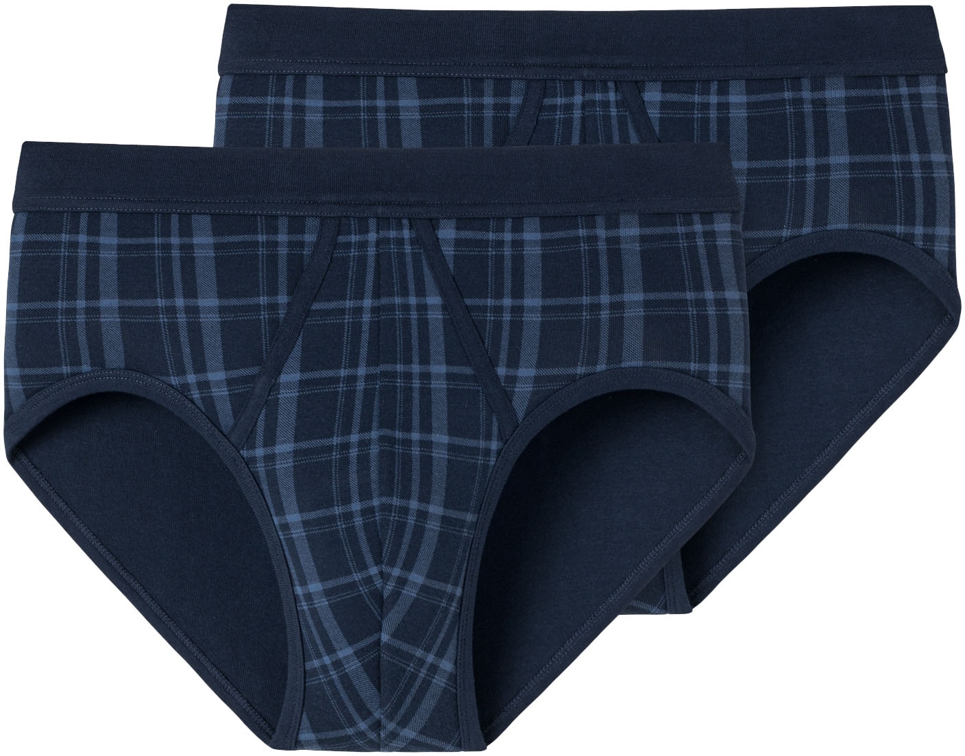 Schiesser Slip "Original Classics", mit kontrastfarbenem Karomuster günstig online kaufen