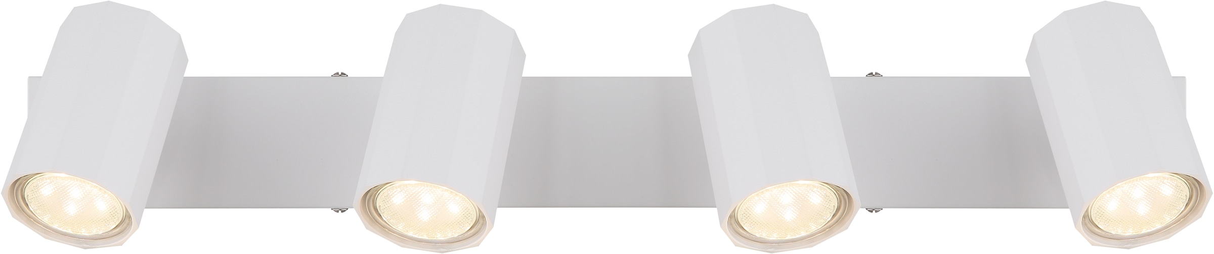 GLOBO LIGHTING Deckenstrahler »JAMES«, Leuchtmittel GU10 | ohne Leuchtmittel, Deckenspot/weiß/Wohnzimmer/Flur/Schlafzimmer