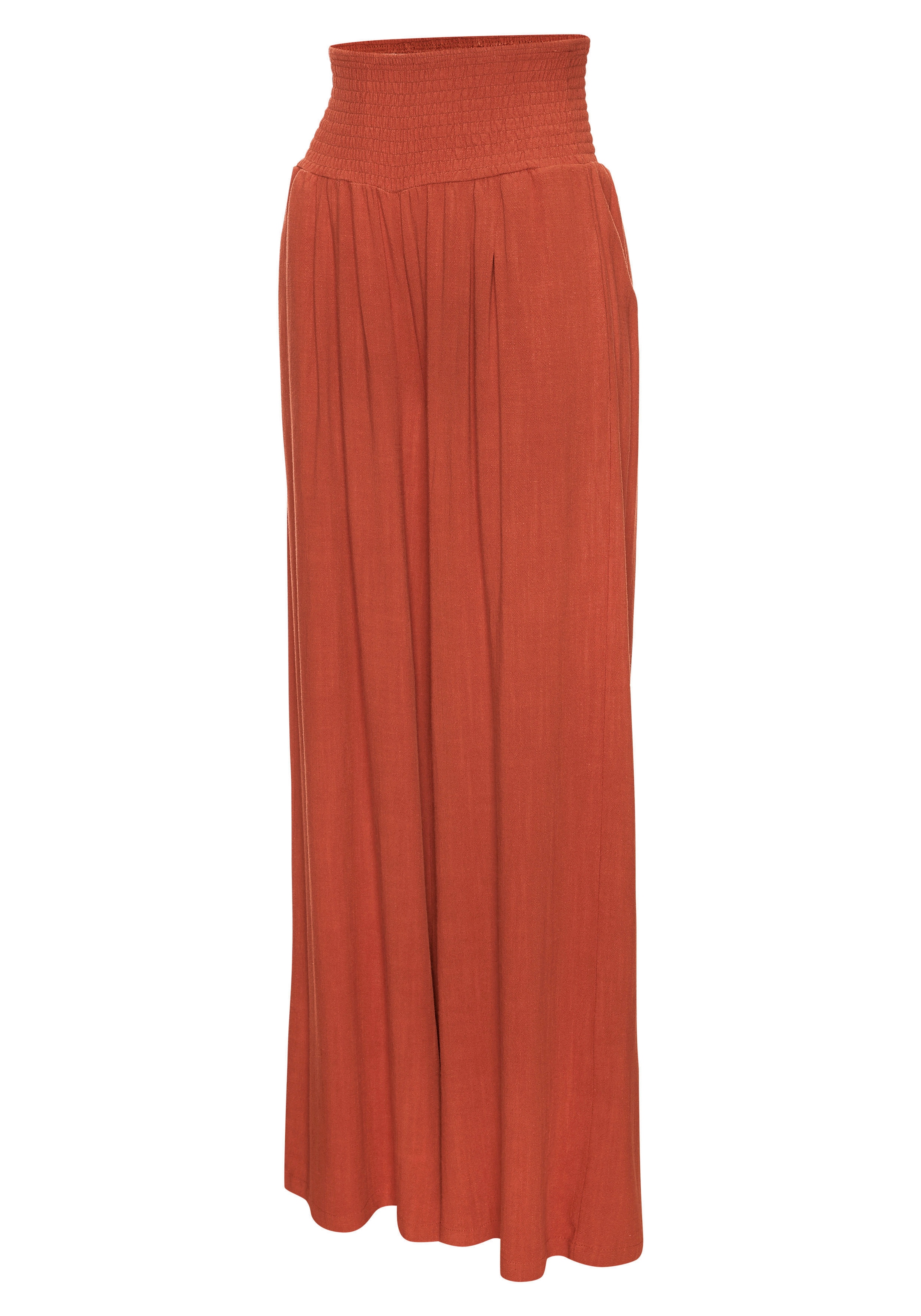 French Connection Leinenhose  mit gerafftem Bund