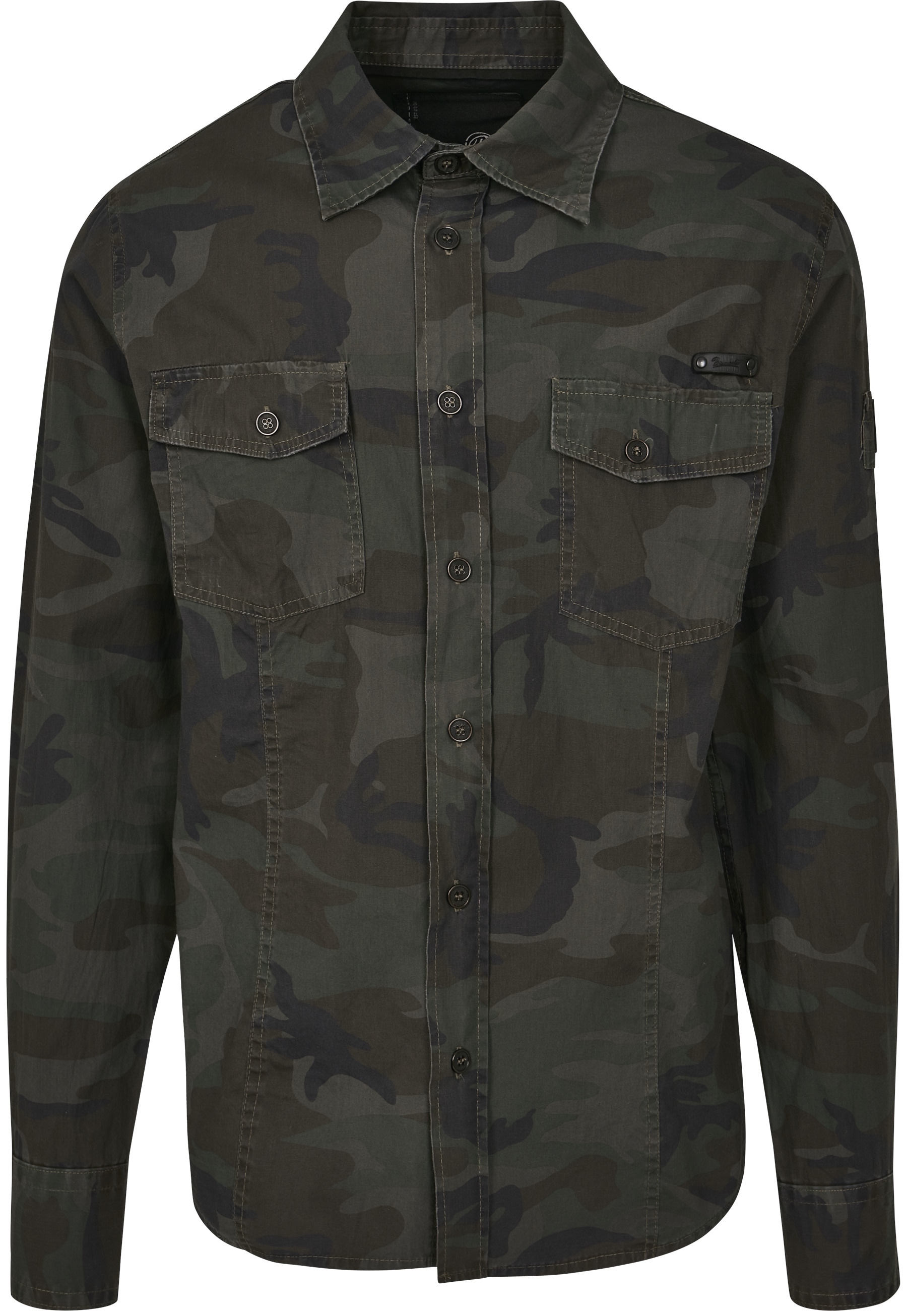 Brandit Langarmhemd "Brandit Herren Slim Worker Shirt" 1 Stk.