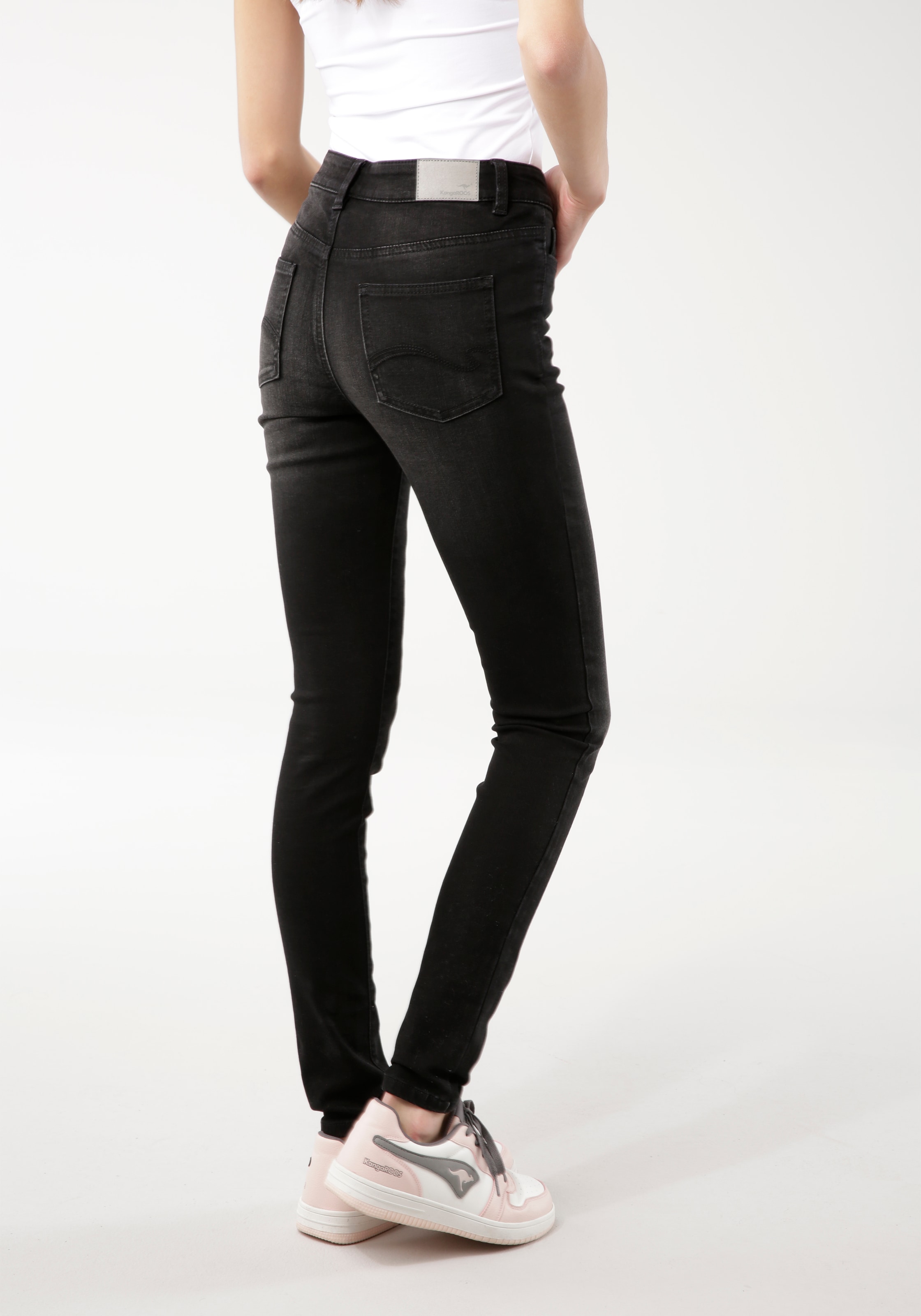 used-Effekt RISE«, BAUR SKINNY | »SUPER mit bestellen HIGH KangaROOS 5-Pocket-Jeans online