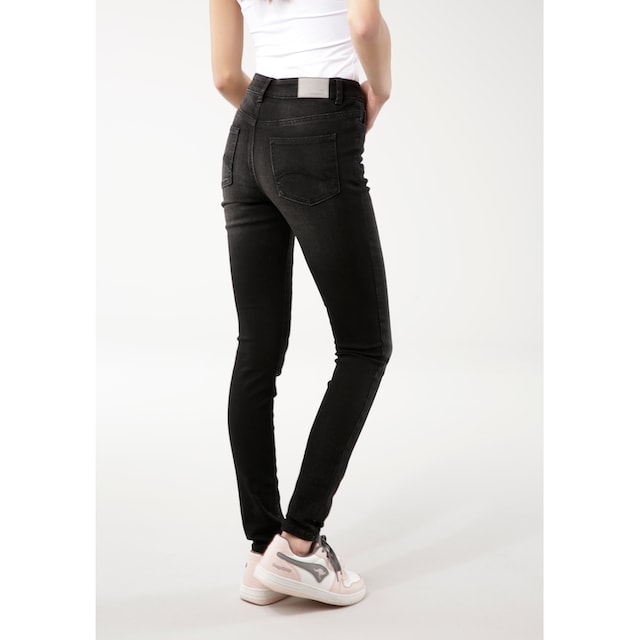 bestellen SKINNY used-Effekt HIGH RISE«, KangaROOS mit 5-Pocket-Jeans | BAUR online »SUPER