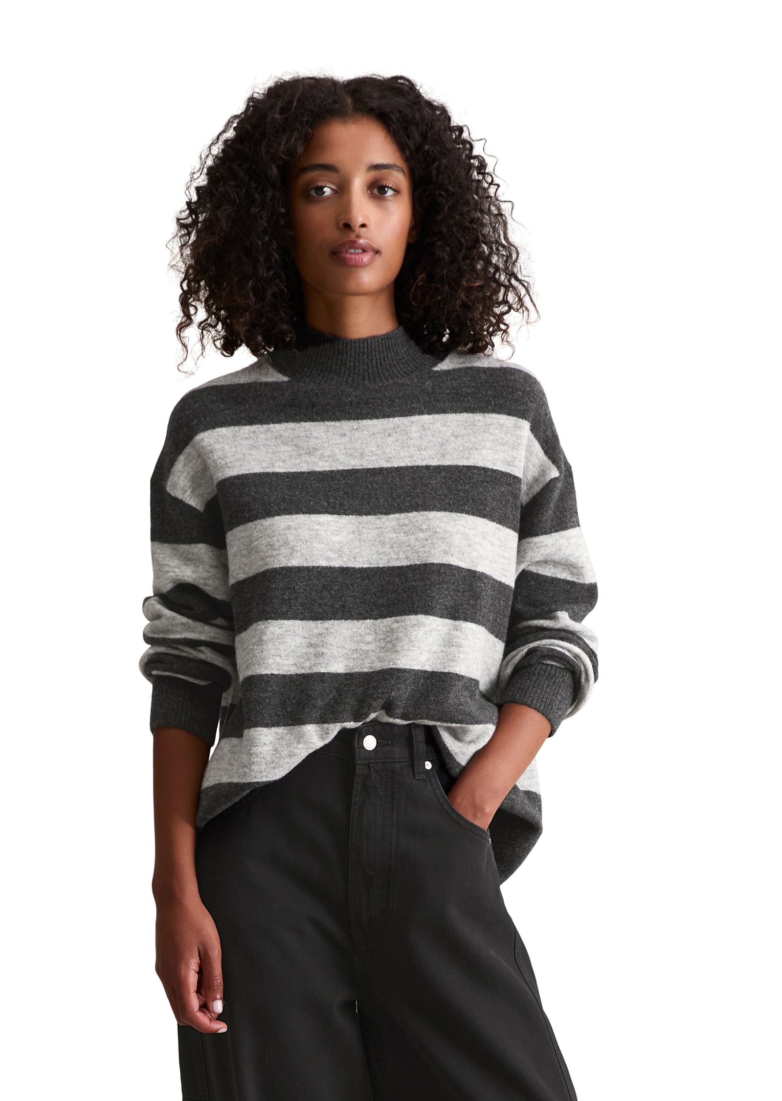 Marc OPolo DENIM Strickpullover "aus softem Schurwolle-Mix" günstig online kaufen