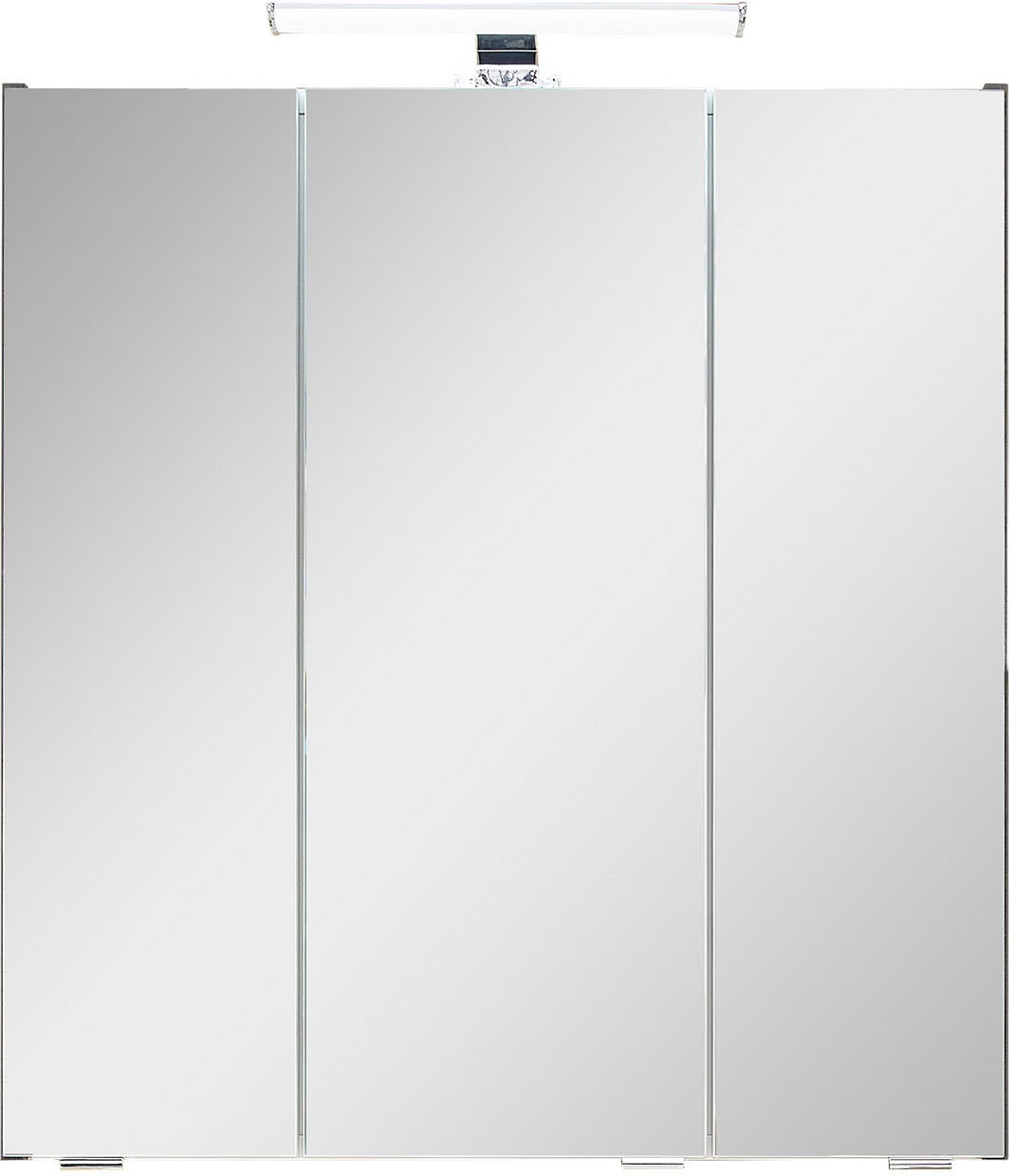 Saphir Badmöbel-Set »Quickset 945 4-teilig, Waschbeckenunterschrank und LED-Spiegelschrank«, (4 St.), Unterschrank, Hängeschrank, 7 Türen, 2 Schubladen, inkl. Türdämpfer