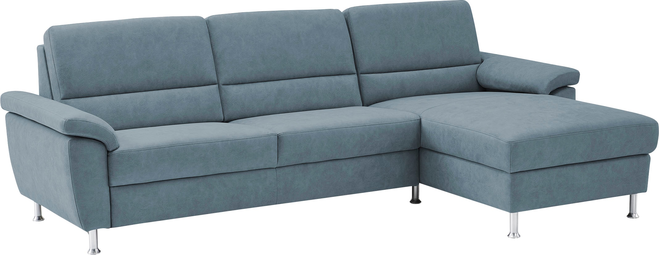 CALIZZA INTERIORS Ecksofa »Onyx L-Form«, Recamiere links oder rechts, wahlweise mit Bettfunktion, Breite 270 cm