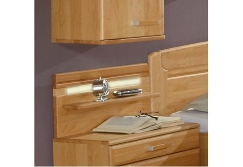 WIEMANN Schrankaufsatz "Lausanne, Paneel mit Ablage, Massivholz Erle" Set, günstig online kaufen