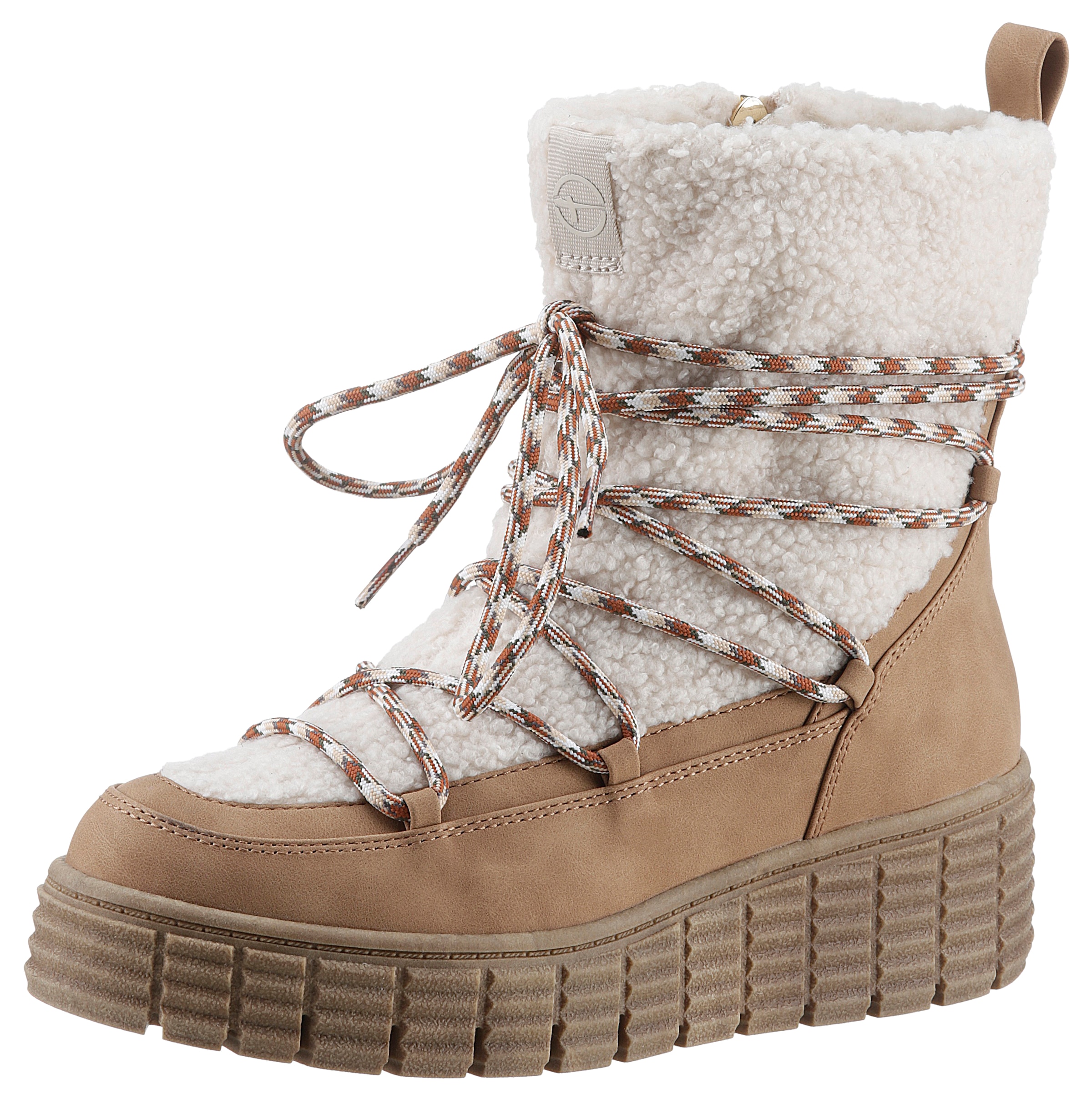 Tamaris Winterboots,Keilabsatz, Plateau, Winterstiefel, Outdoorboots, vegane Verarbeitung