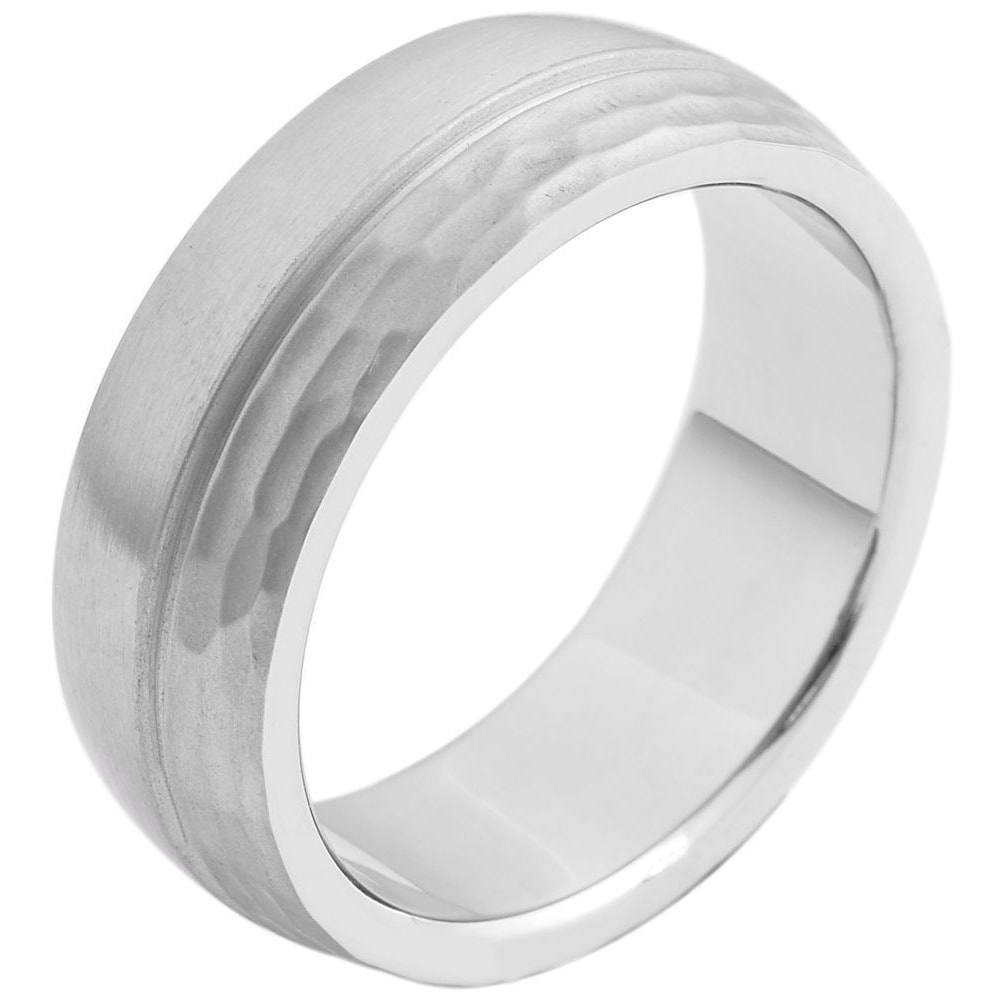 Fingerring ADELIA´S "Herren Ring aus Edelstahl" Gr. 60, silber, Fingerringe, Herren, 60, Edelstahl, Fingerring 4
