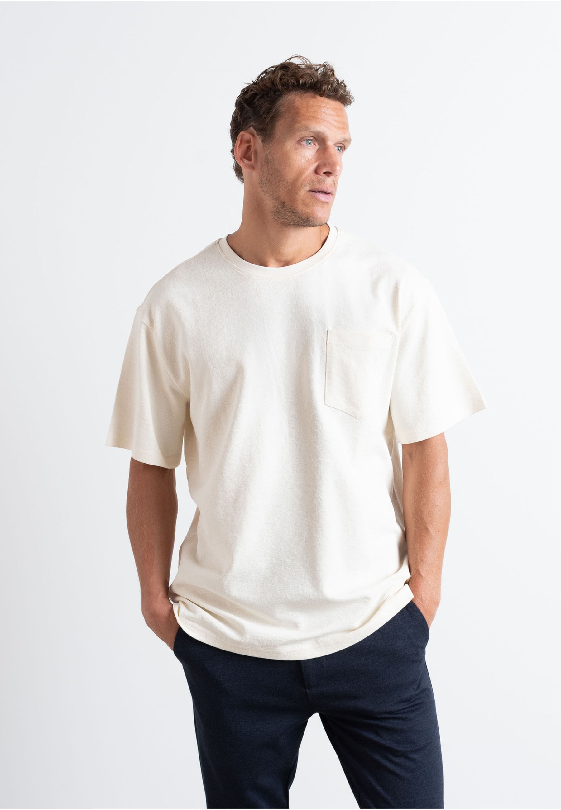 Clean Cut Copenhagen T-Shirt »Clean Cut Copenhagen Calton Structured Tee« 1