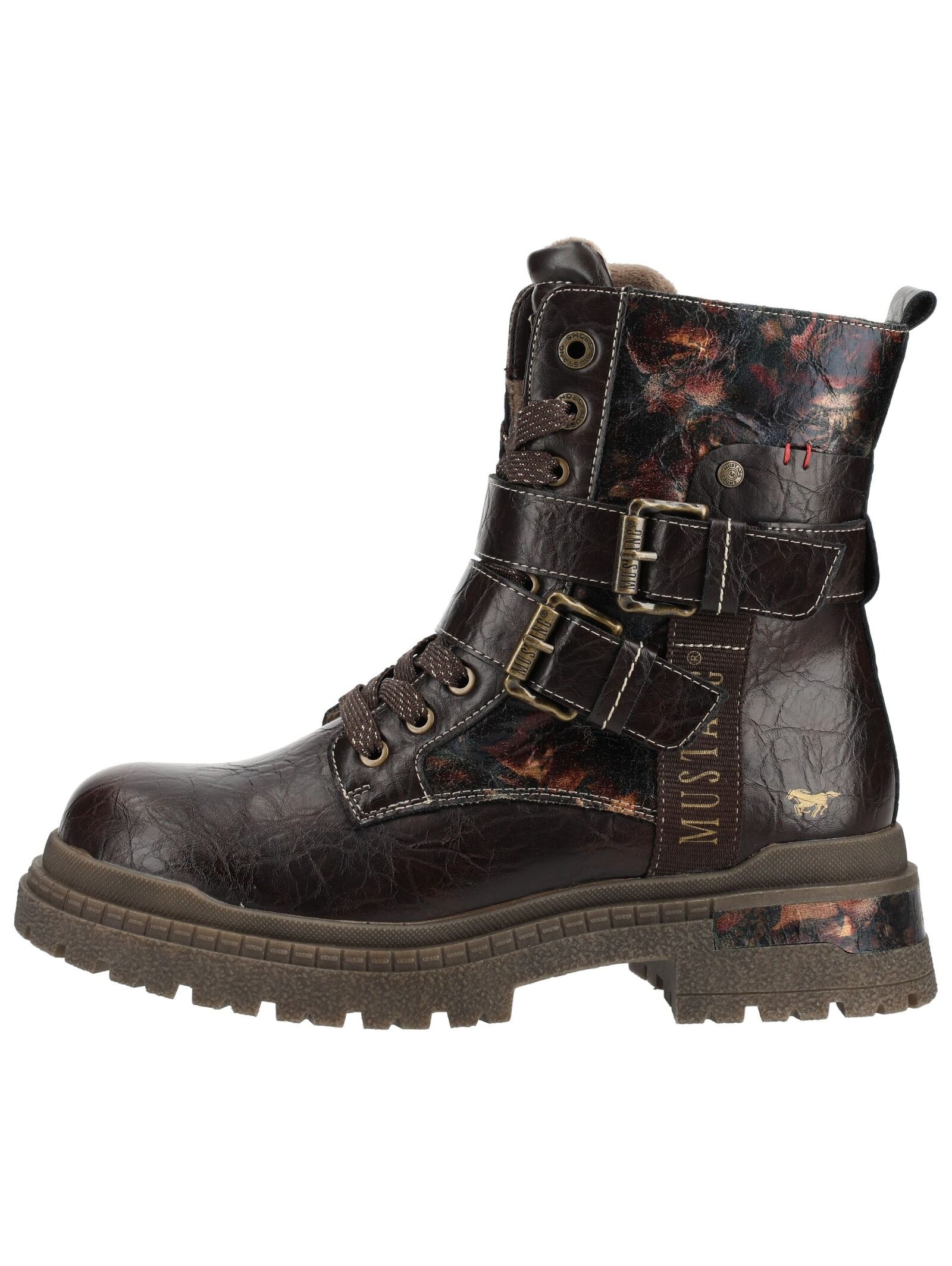 Mustang Shoes Schnürstiefelette »Mustang Shoes Stiefelette Lederimitat«