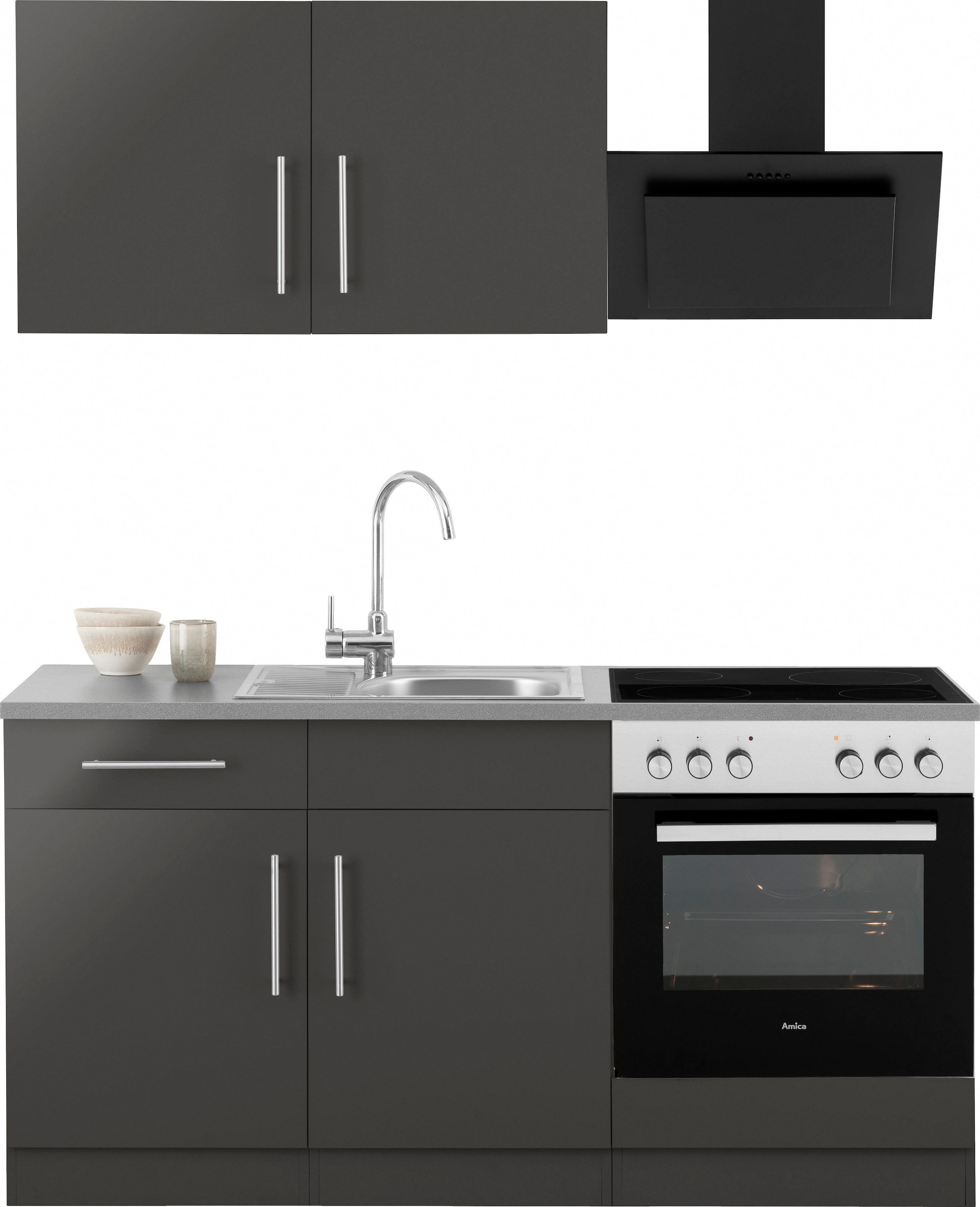 wiho Küchen Küche "Cali, TOPSELLER" wahlweise mit E-Geräten, Breite 160 cm günstig online kaufen