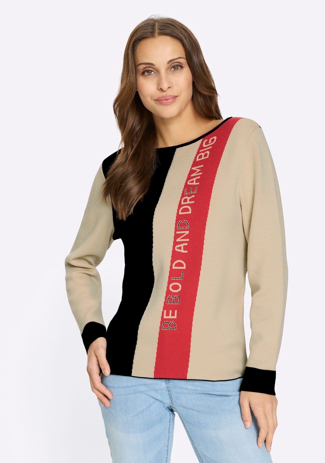 Inspirationen Strickpullover "Langarm-Pullover" günstig online kaufen