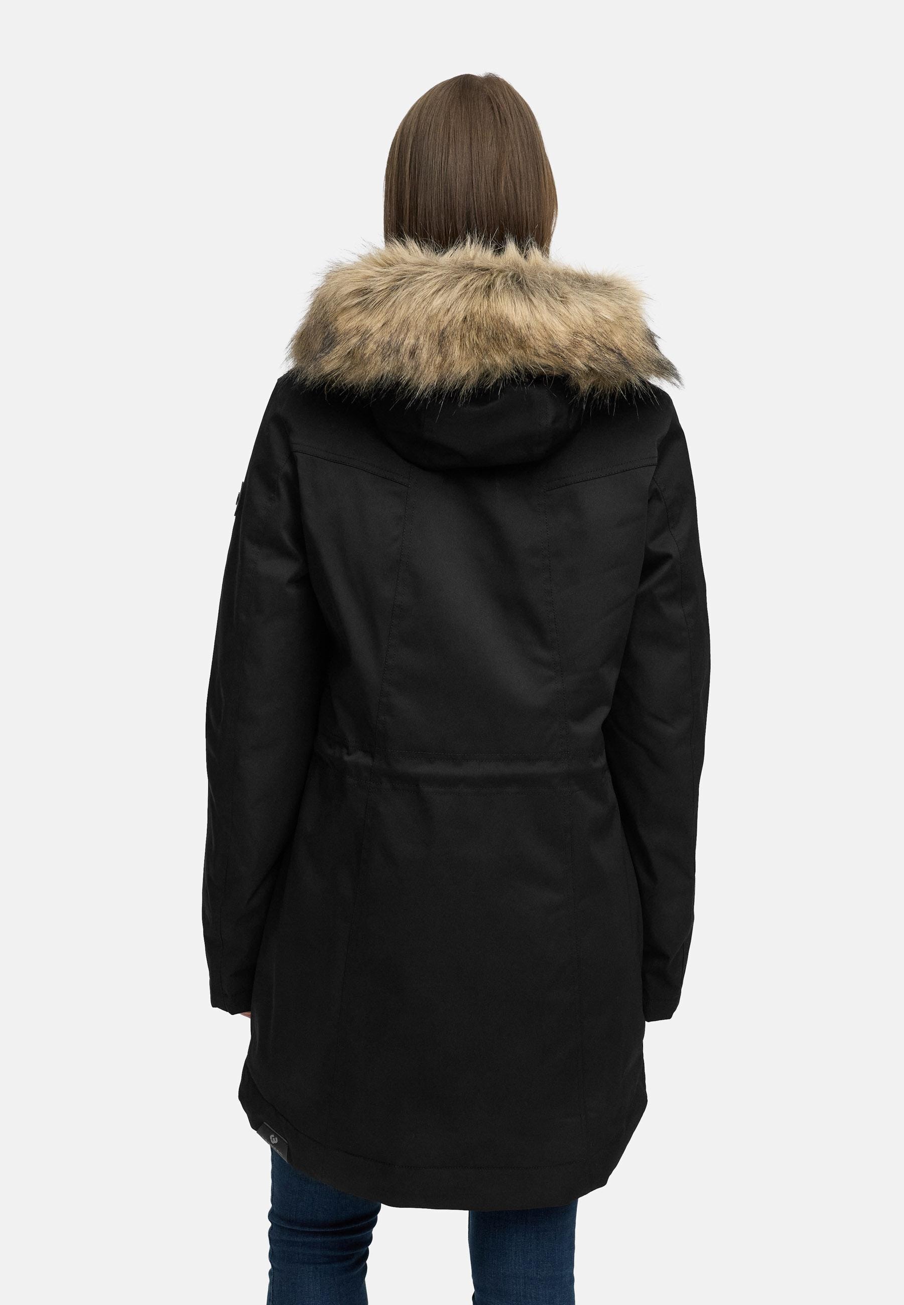 Ragwear Kurzmantel »Ellsa B YOUMODO« Warmer Damen Winterparka