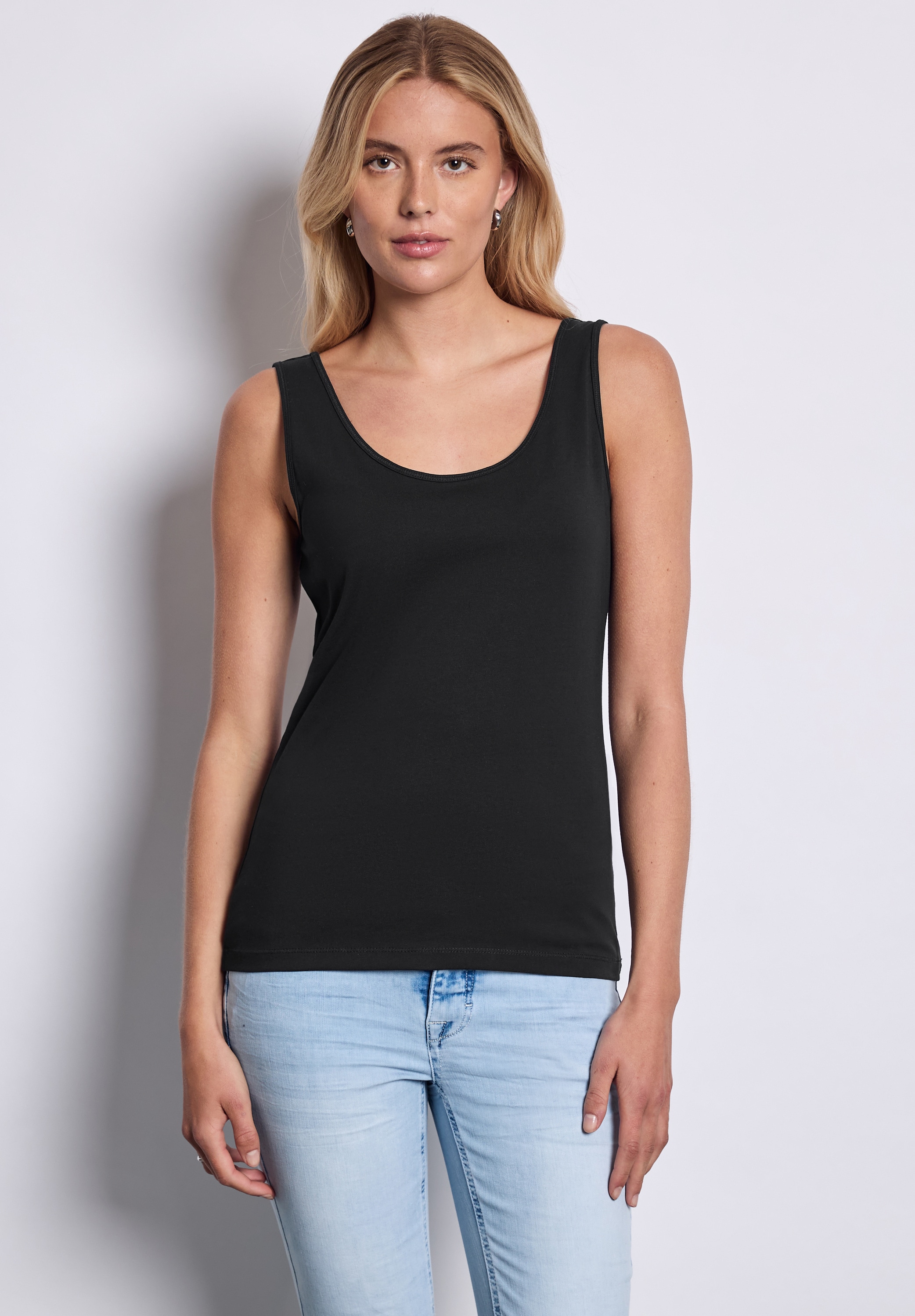 STREET ONE STUDIO Rundhalsshirt, im soften Baumwoll-Mix günstig online kaufen