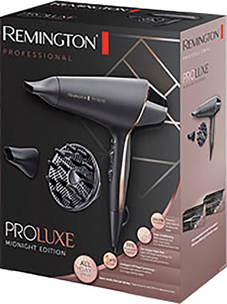 Remington Haartrockner »PROluxe Midnight Edition (AC9140B)«, 2400 W, 3  Aufsätze, 2.400 Watt, Ionengenerator, Stylingdüse & Diffusor online kaufen  | BAUR