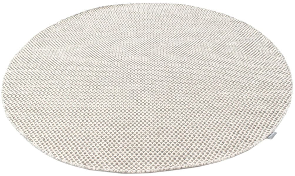 morgenland Wollteppich »Bohemian - Kelim Teppich - Trendy«, rund, 0,4 mm Höhe, Flachgewebe