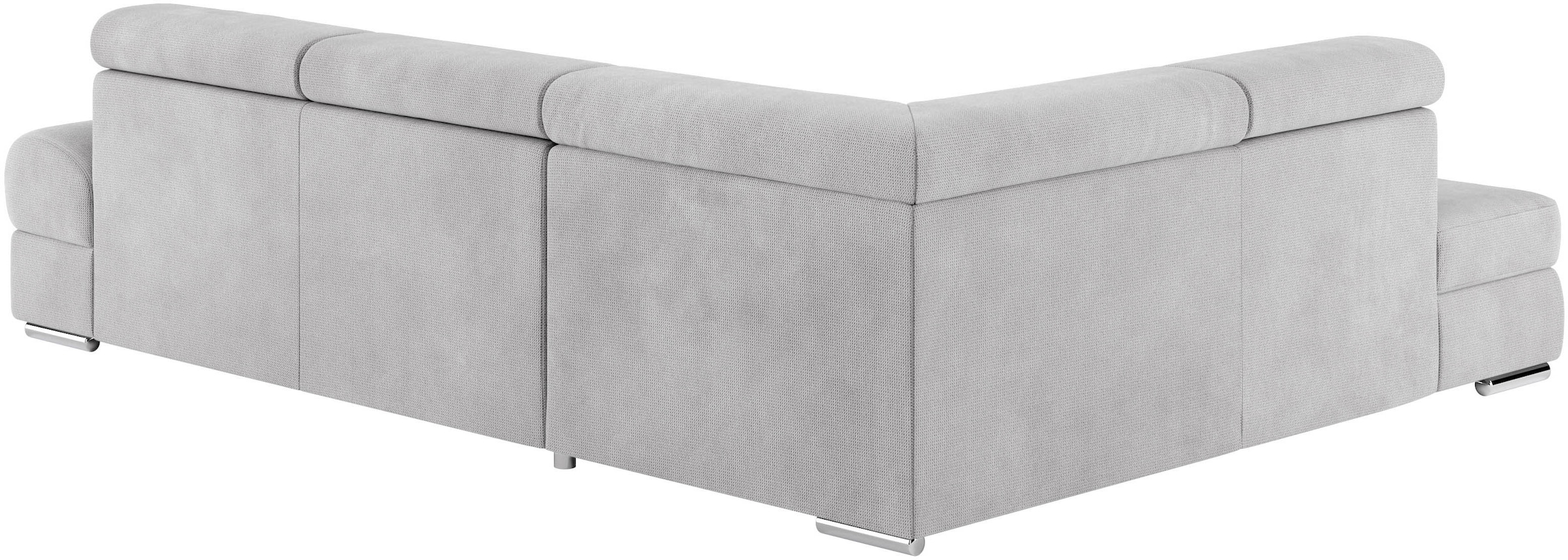 sit&more Ecksofa »Broadway L-Form«, mit verstellbaren Kopfteilen, wahlweise mit Bettfunktion