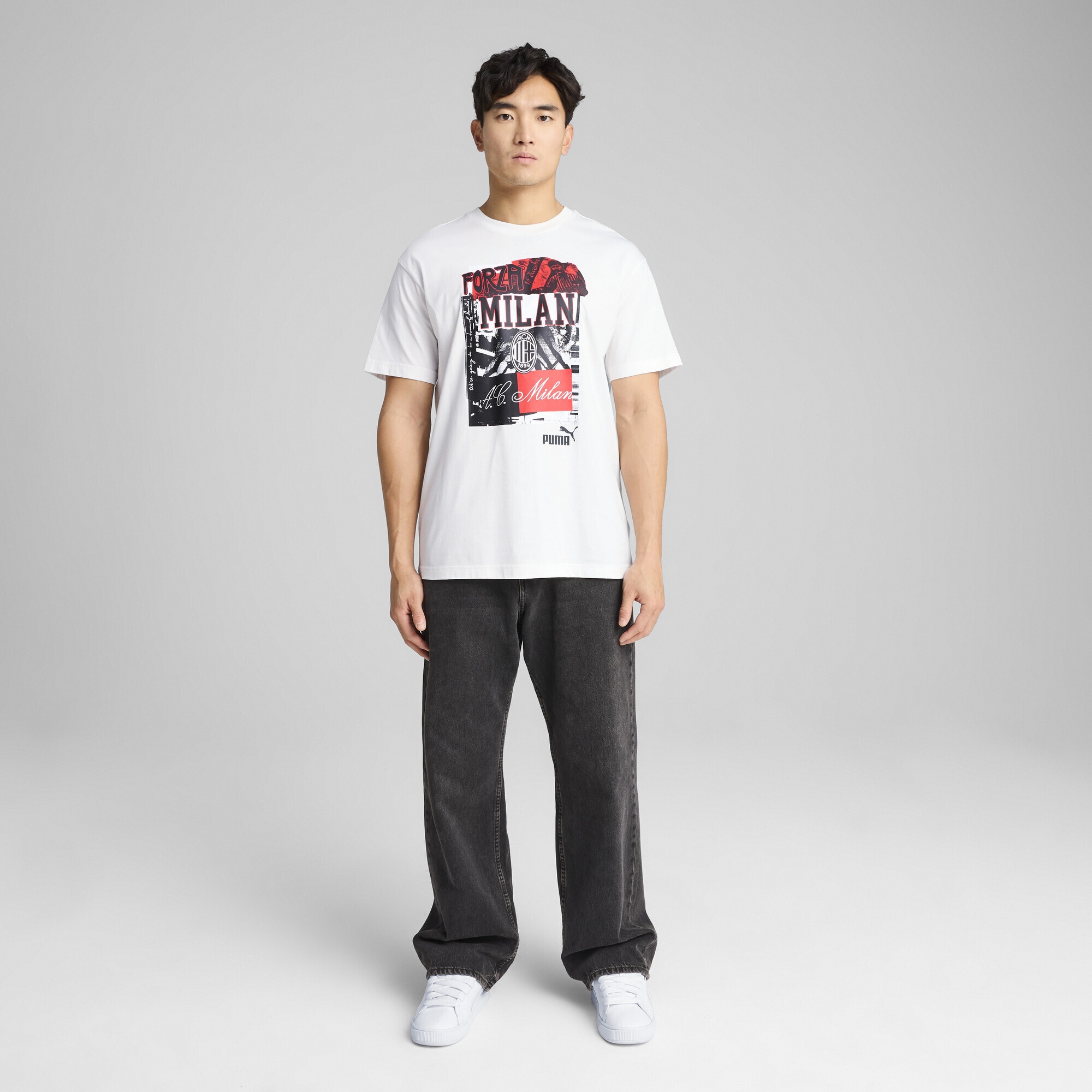 PUMA T-Shirt »AC Milan ftblNRGY+ T-Shirt Herren«