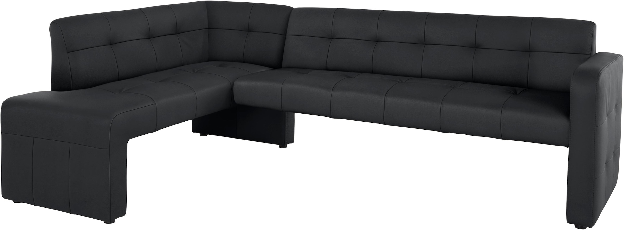 exxpo - sofa fashion Eckbank »Barista mit toller Detailverarbeitung, hohe Bodenfreiheit«, Komfortsitzhöhe 49cm, Frei im Raum stellbar